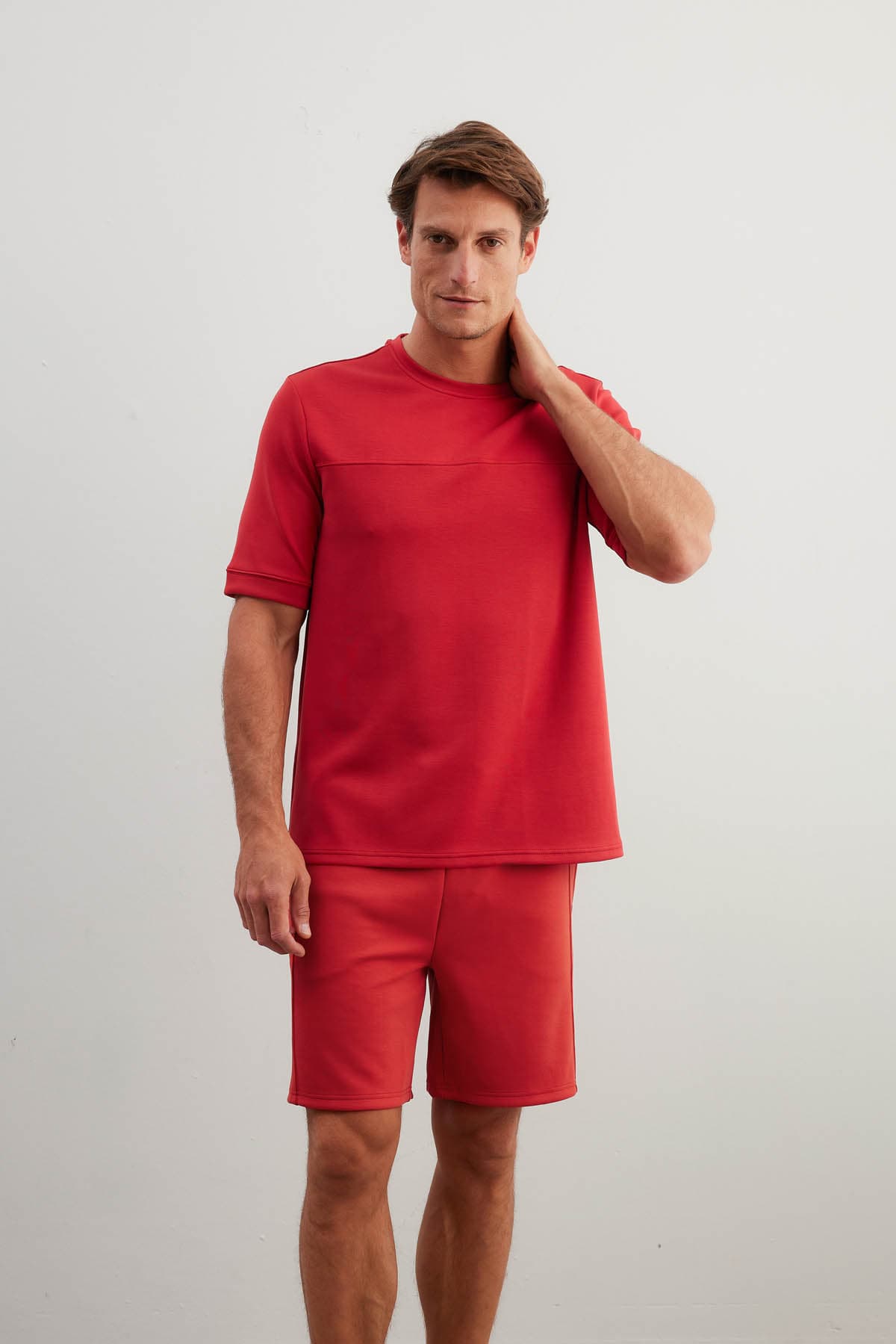 Men's Red Modal Tee — view 1