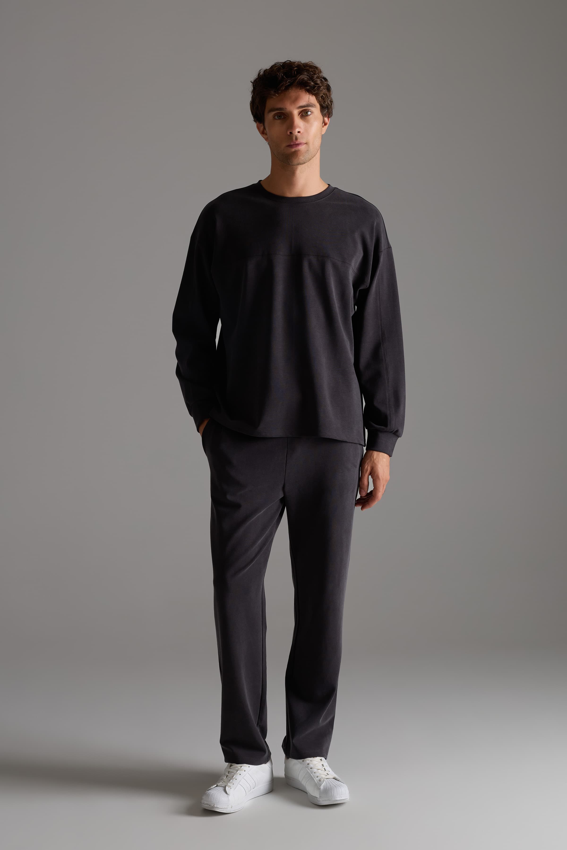 Men's Brown Modal Trousers — view 3