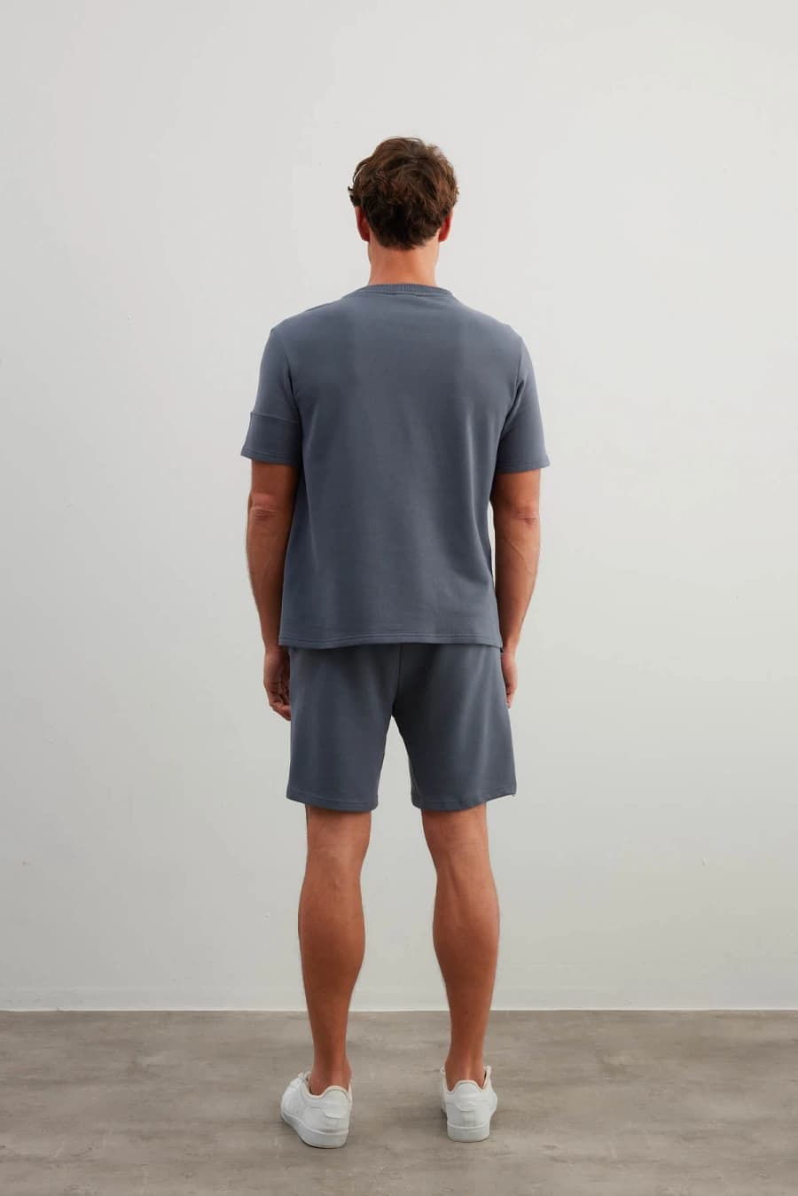 Men's Neutral Cotton Shorts — view 1