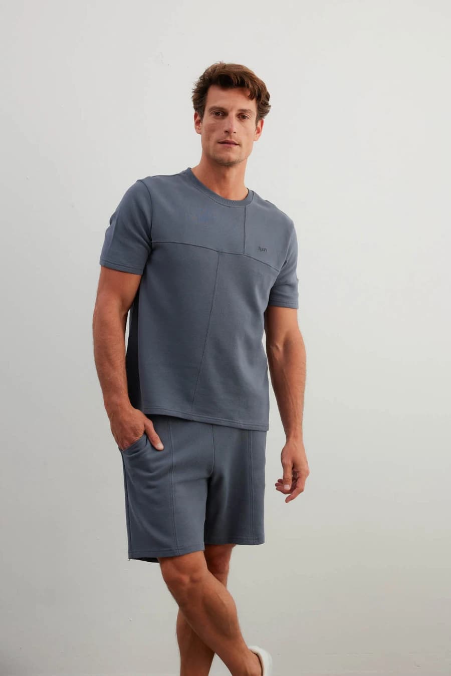 Men's Neutral Cotton Shorts — view 2