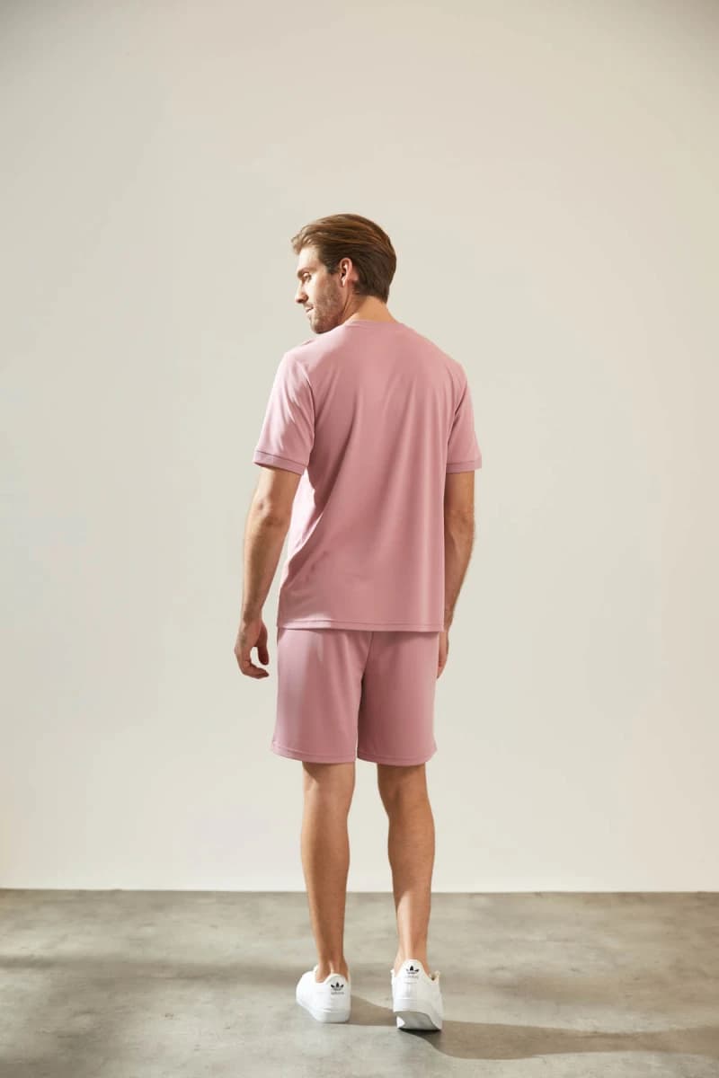Men's Pink Modal Tee — view 3
