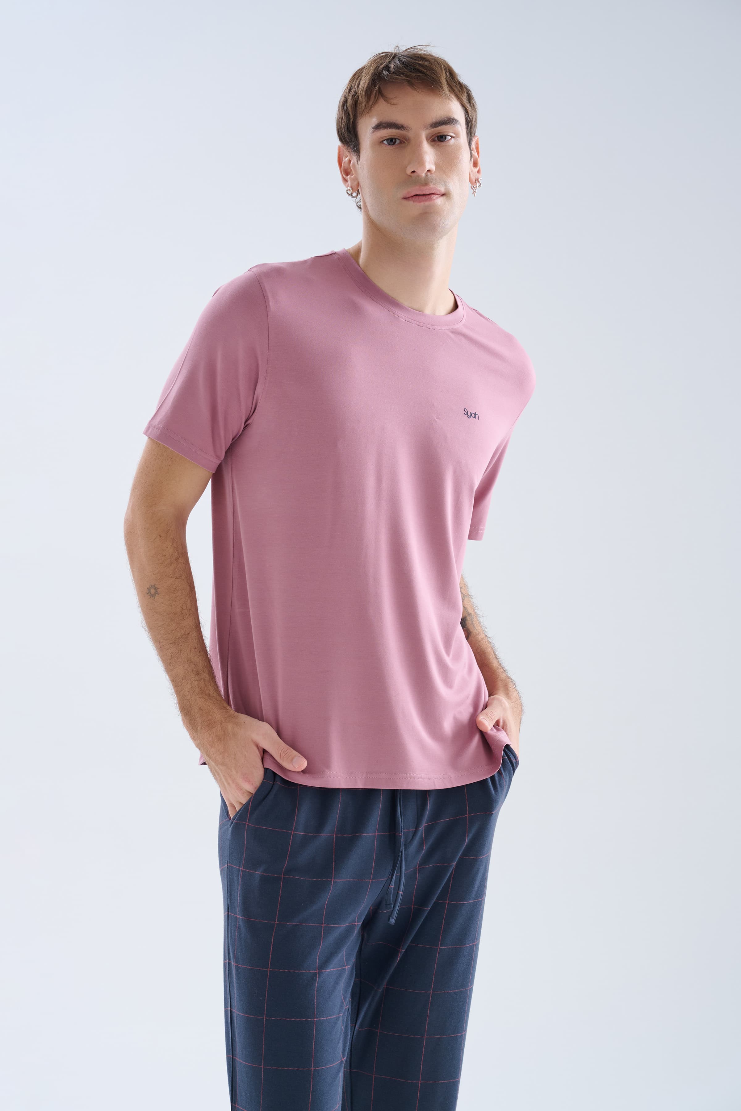 Men's Neutral Modal Pajama Set — view 2