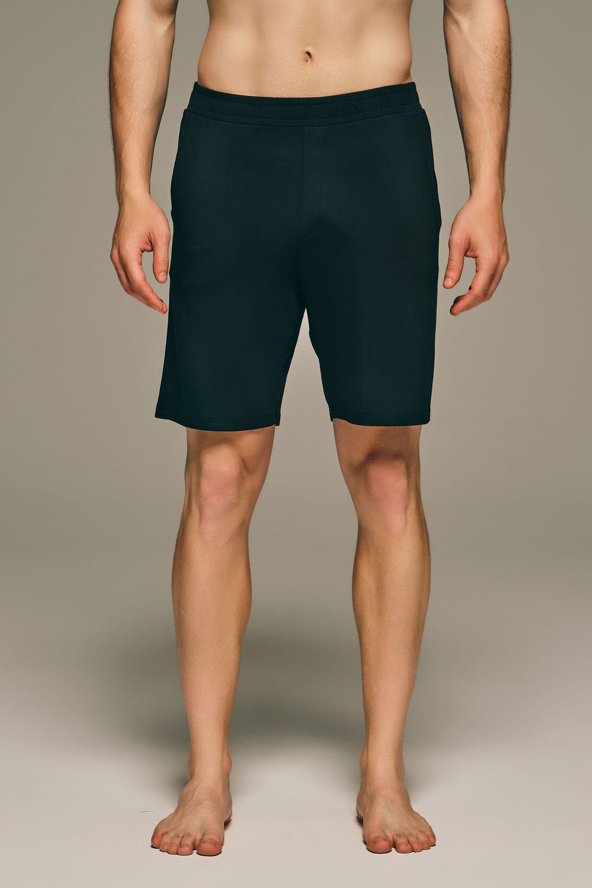 Men's Black Modal Shorts — view 1