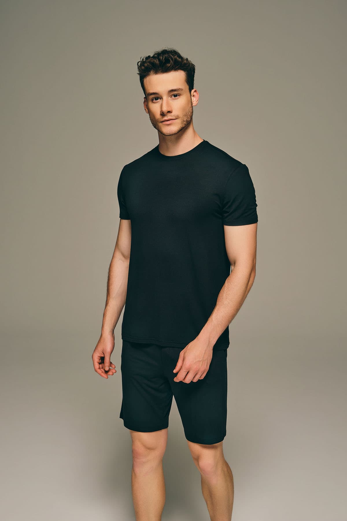 Men's Black Modal Tee — view 2