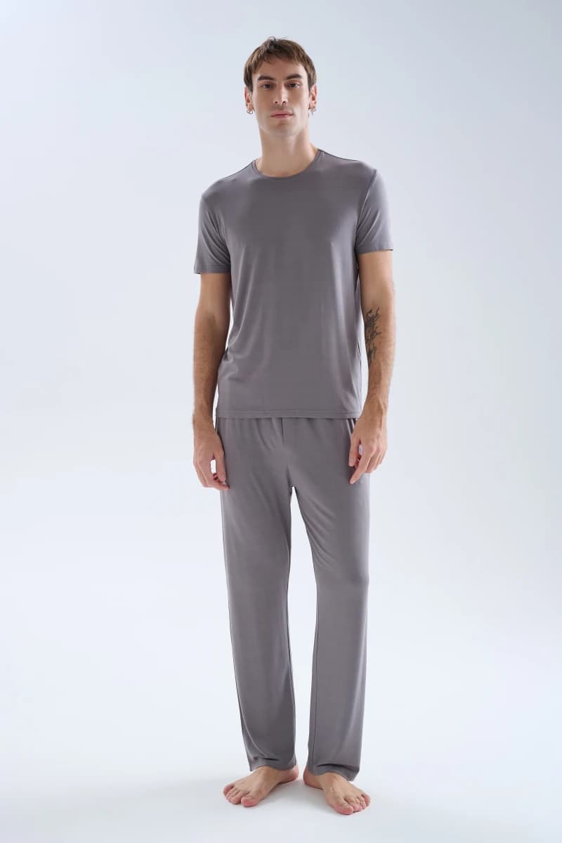 Men's Grey Modal Tee — view 2