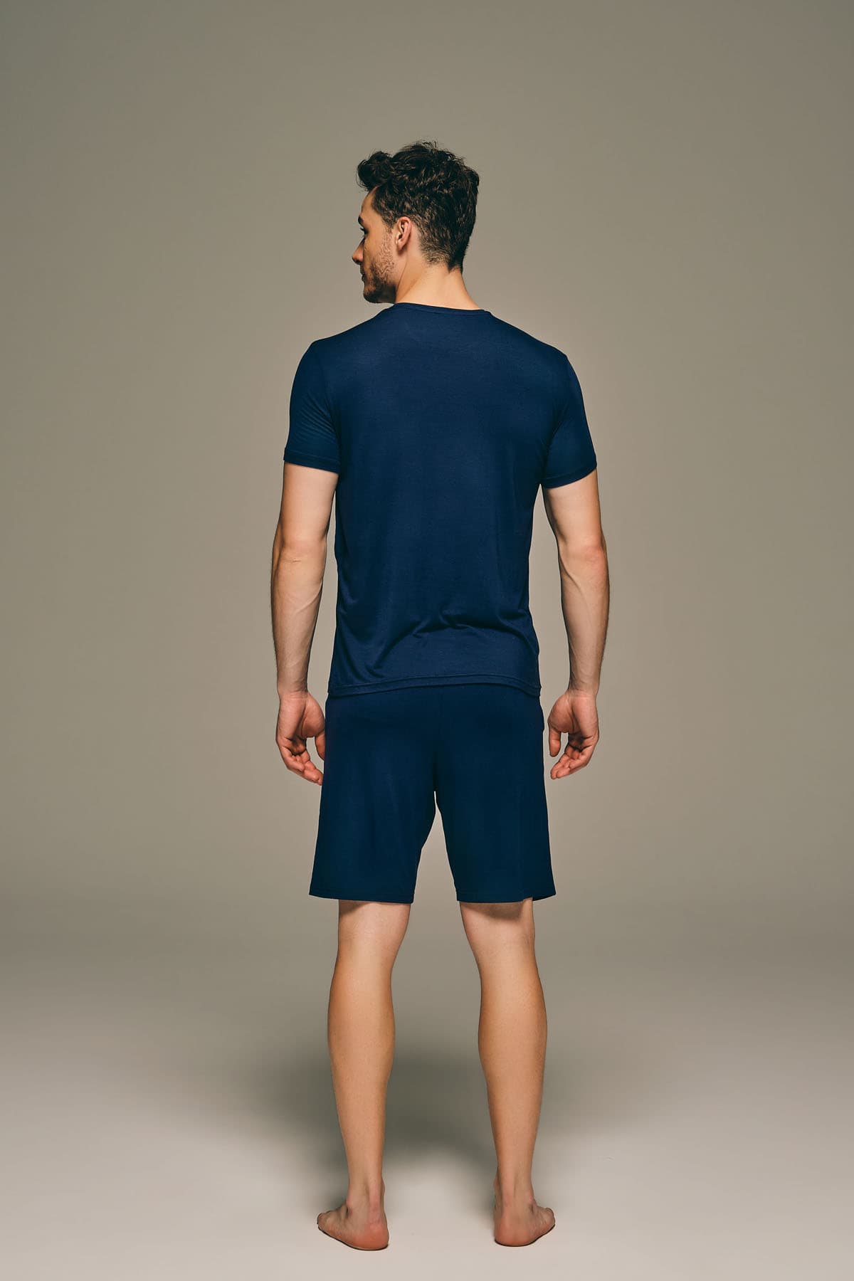 Men's Navy Modal Tee — view 4