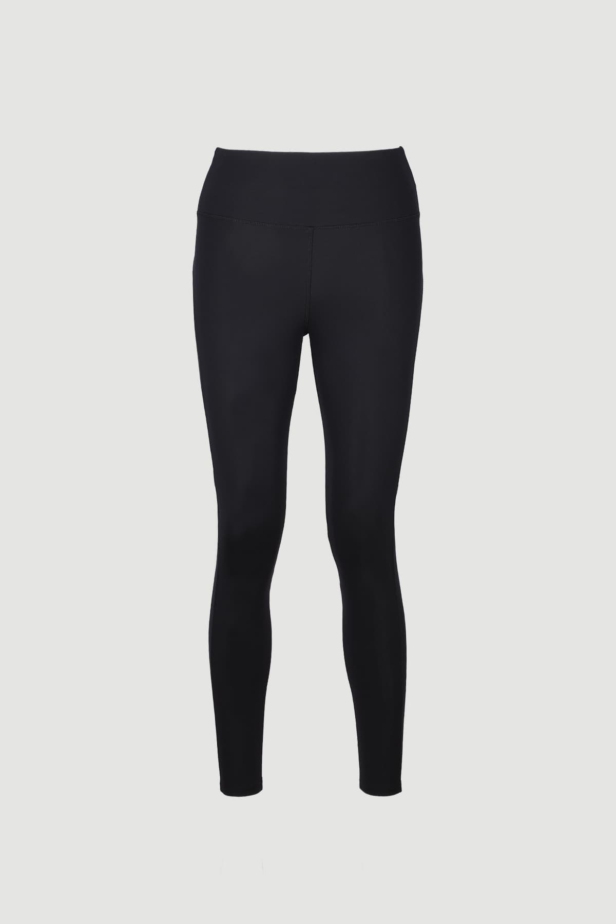 Women's Black Modal Leggings — view 1