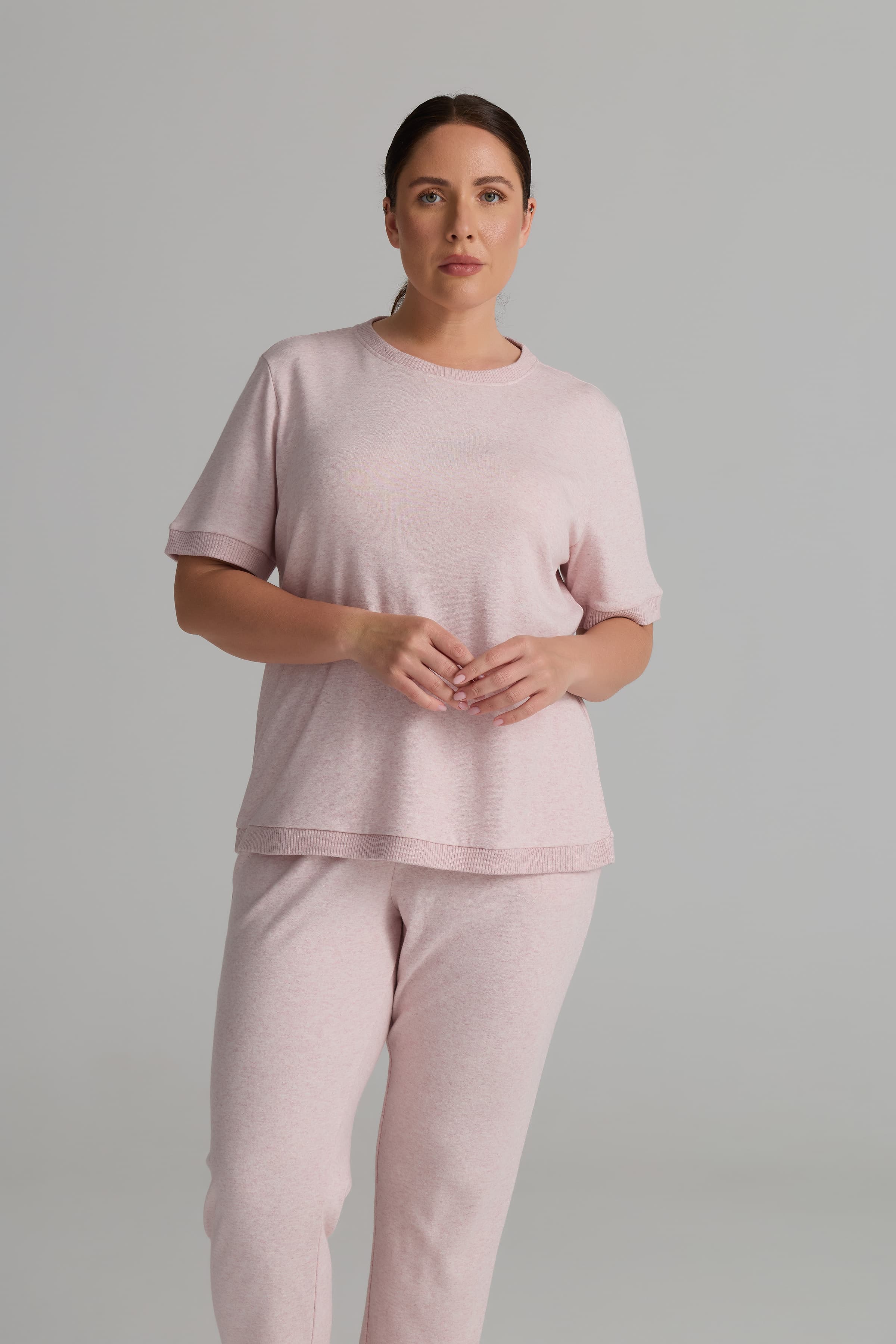 Women's Pink Cotton Trousers — view 4