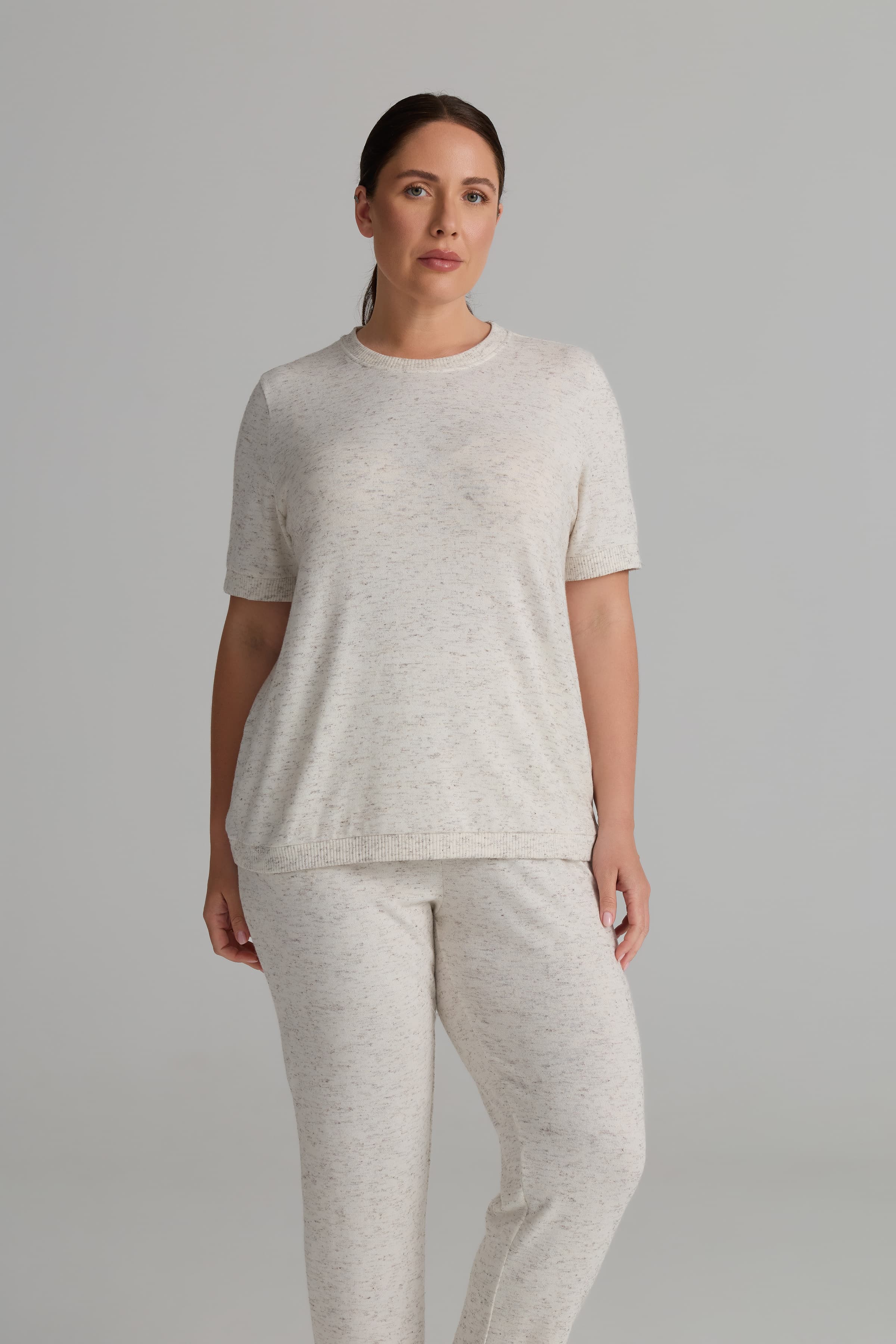 Women's Brown Cotton Lounge Set — view 2