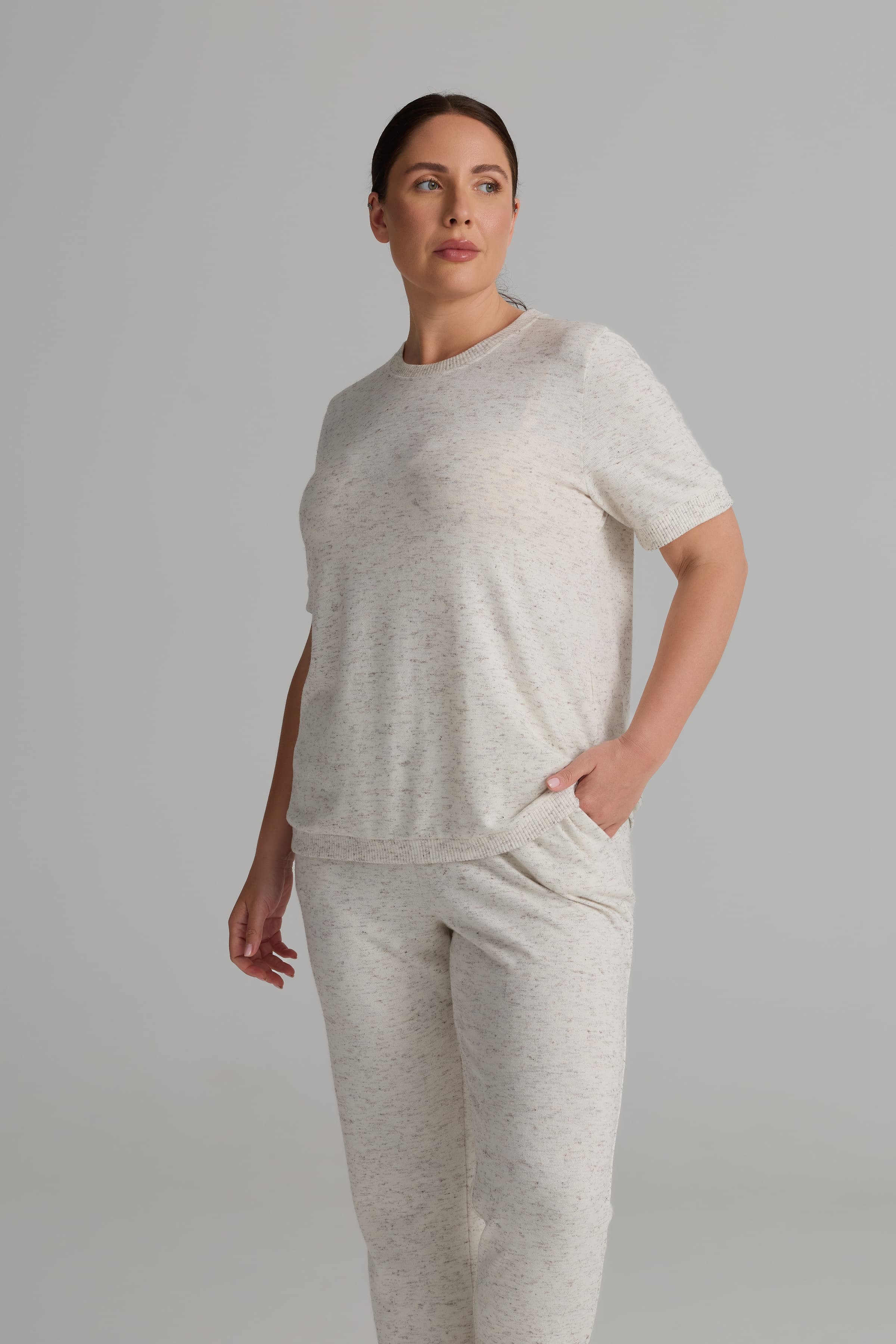 Women's Brown Cotton Lounge Set — view 4