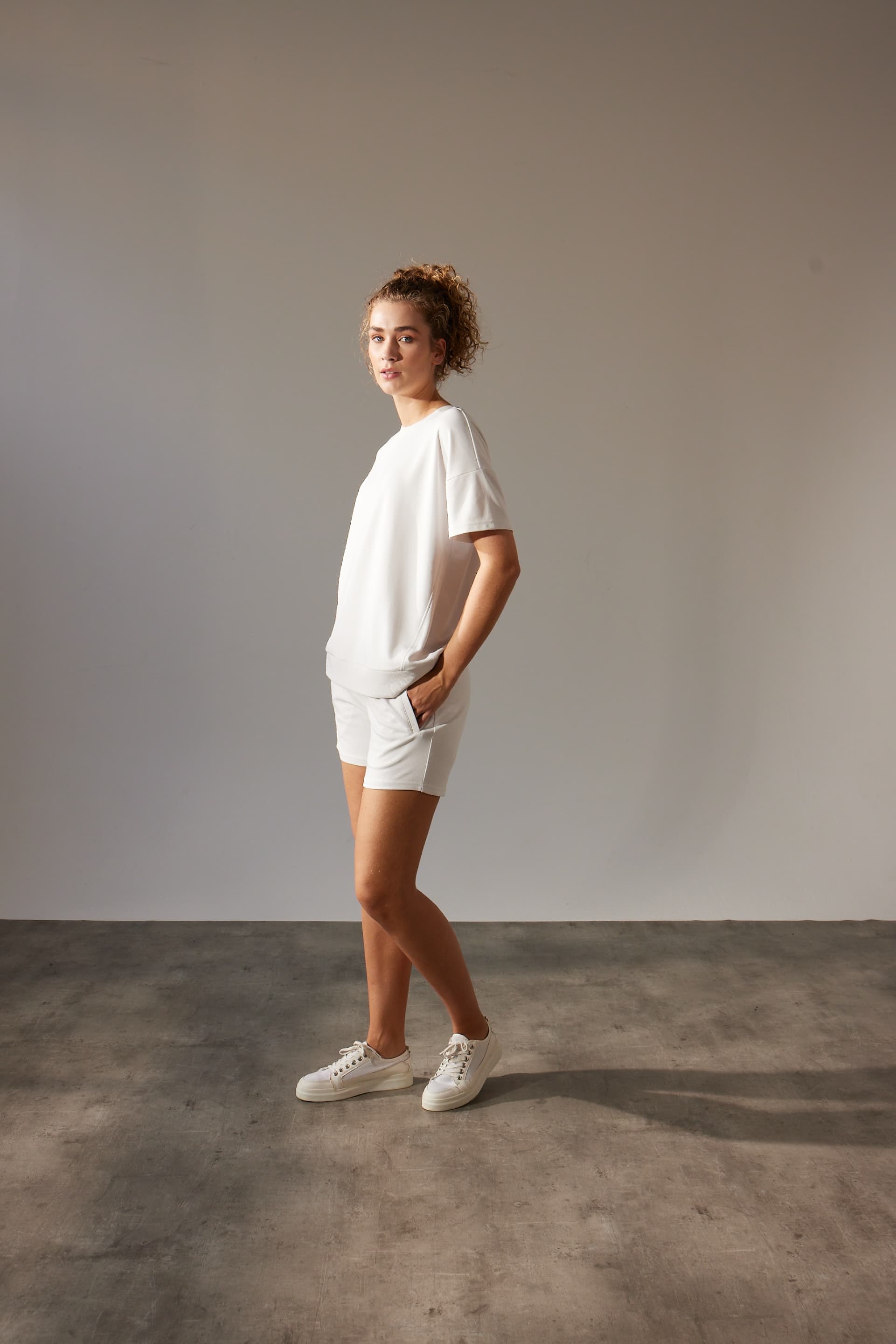 Women's Neutral Modal Shorts — view 4