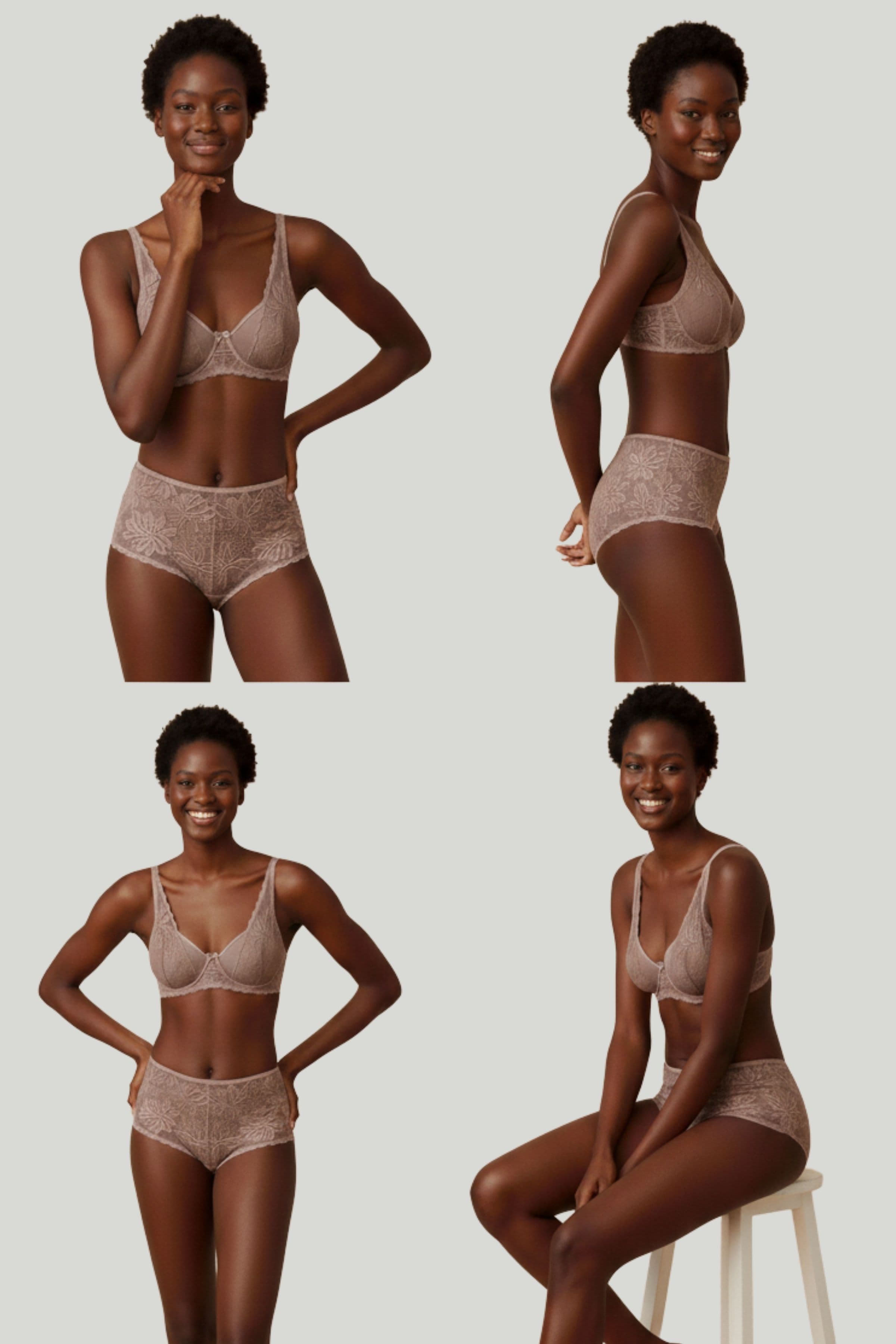 Women's Lilac Lace Bra — view 2