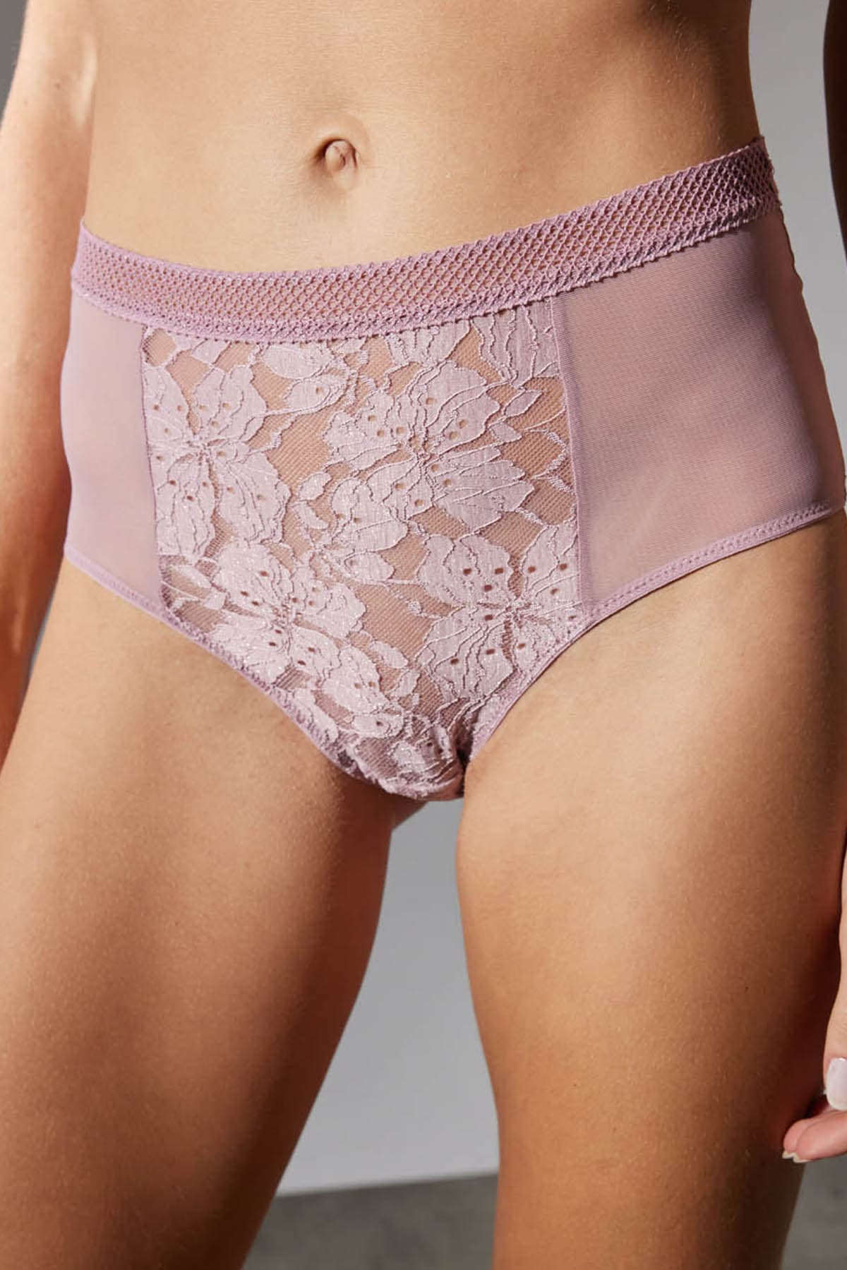 Women's Pink Lace Briefs — view 4