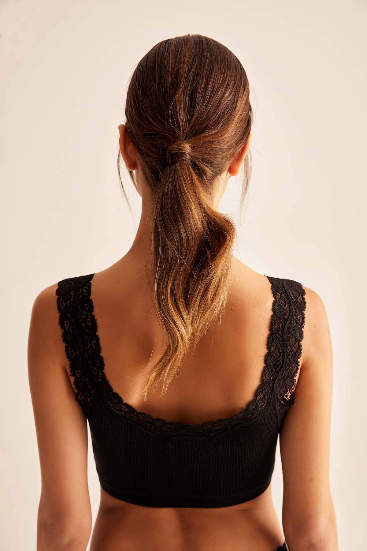 Women's Black Viscose Essentials — view 4