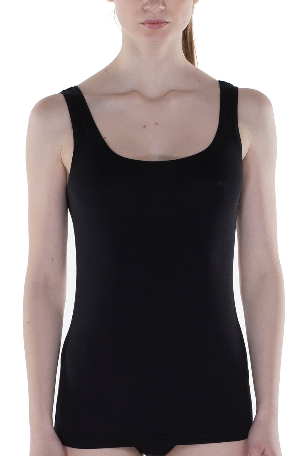 Women's Black Modal Camisole — view 3