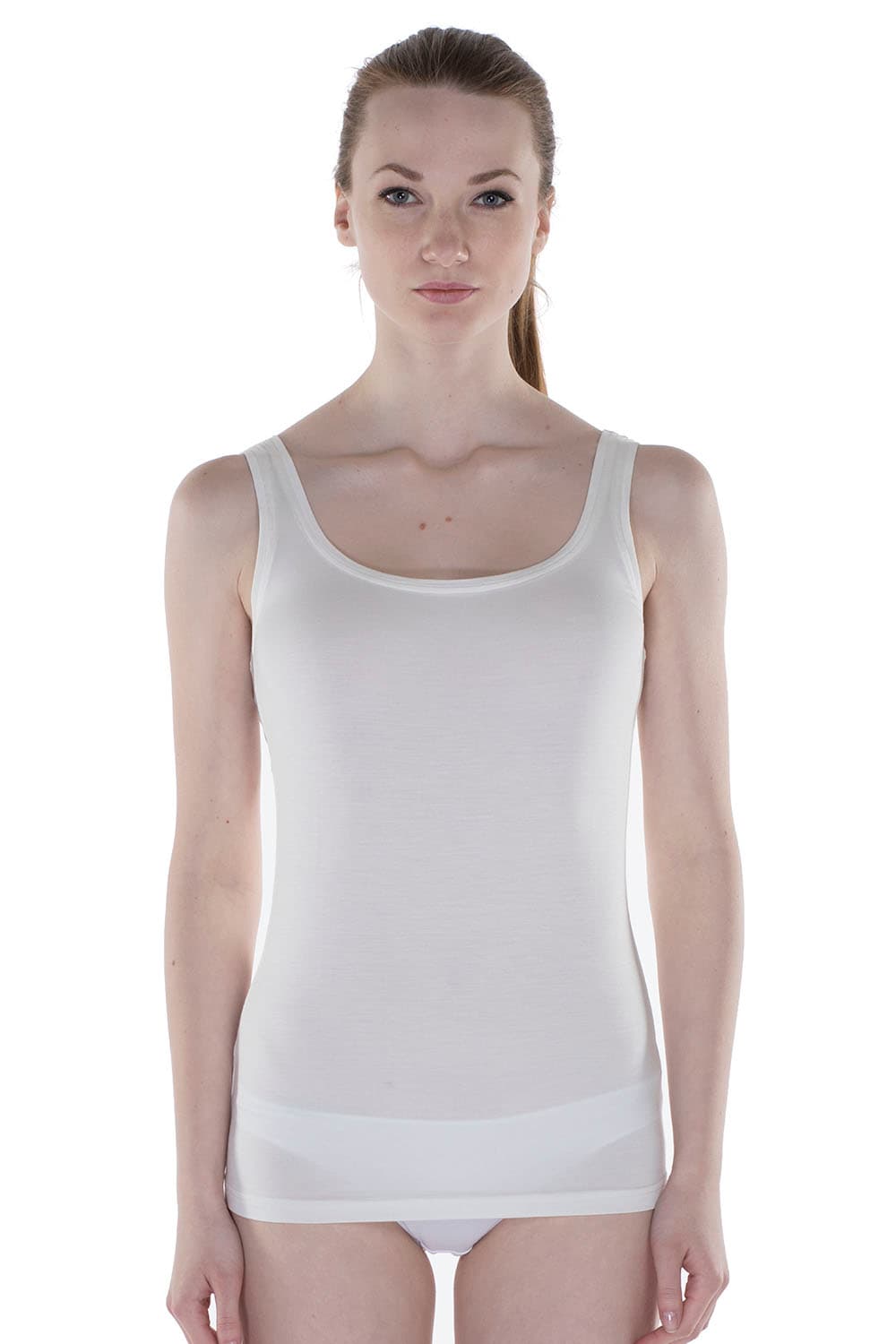 Women's White Modal Camisole — view 1
