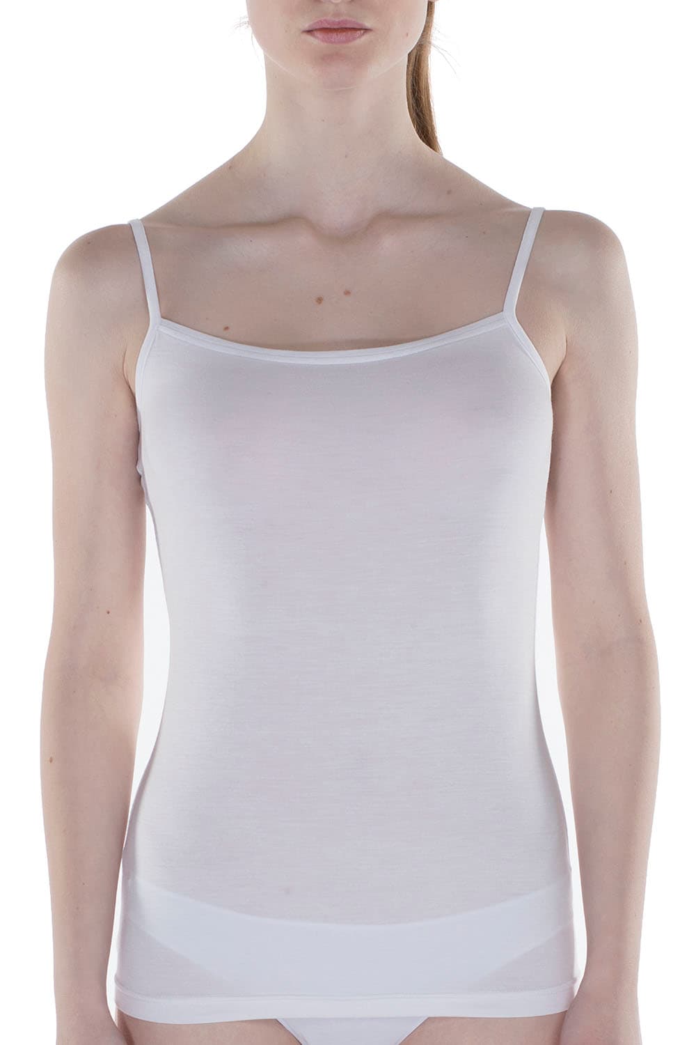 Women's White Modal Camisole — view 4