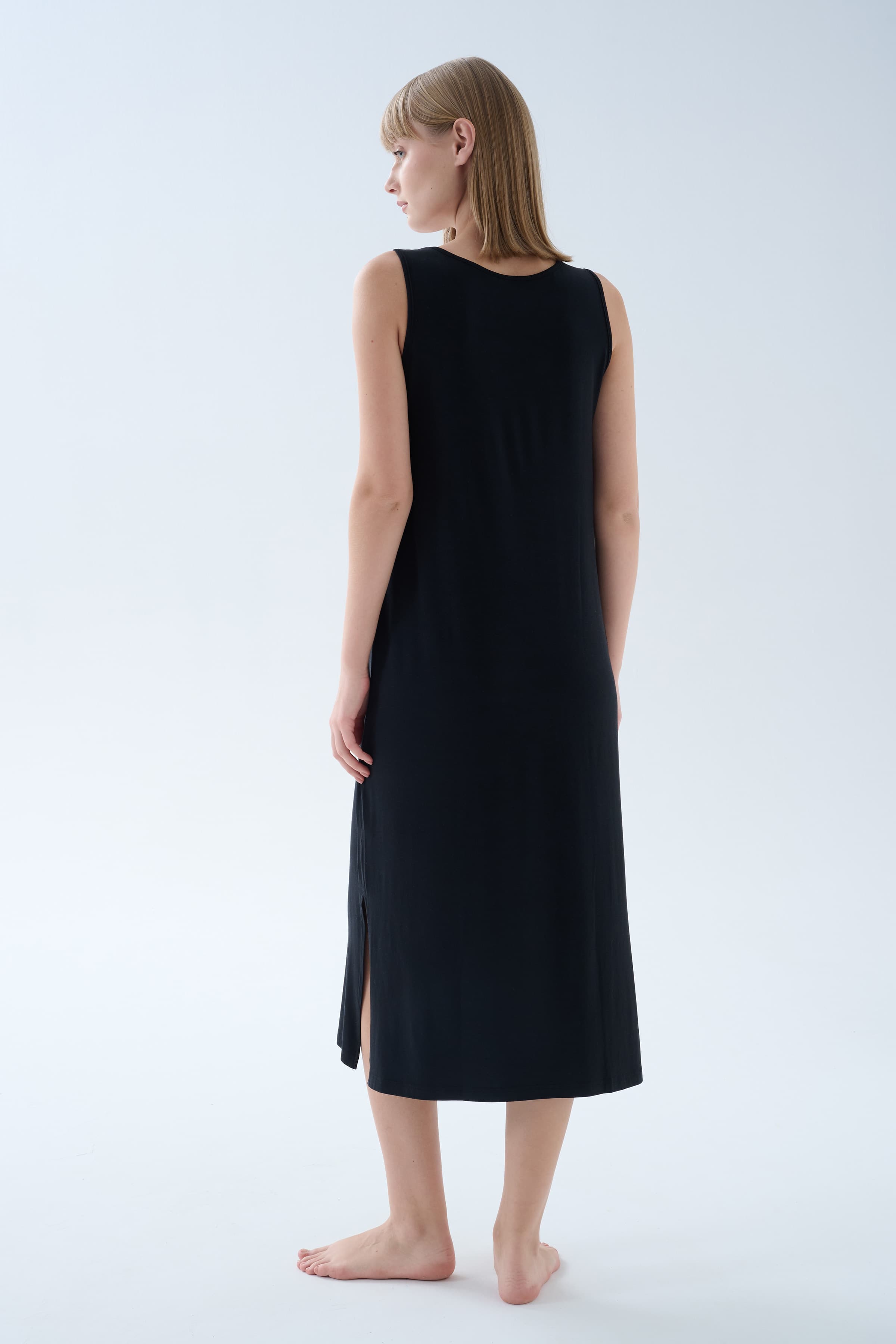 Women's Black Modal Dress — view 4