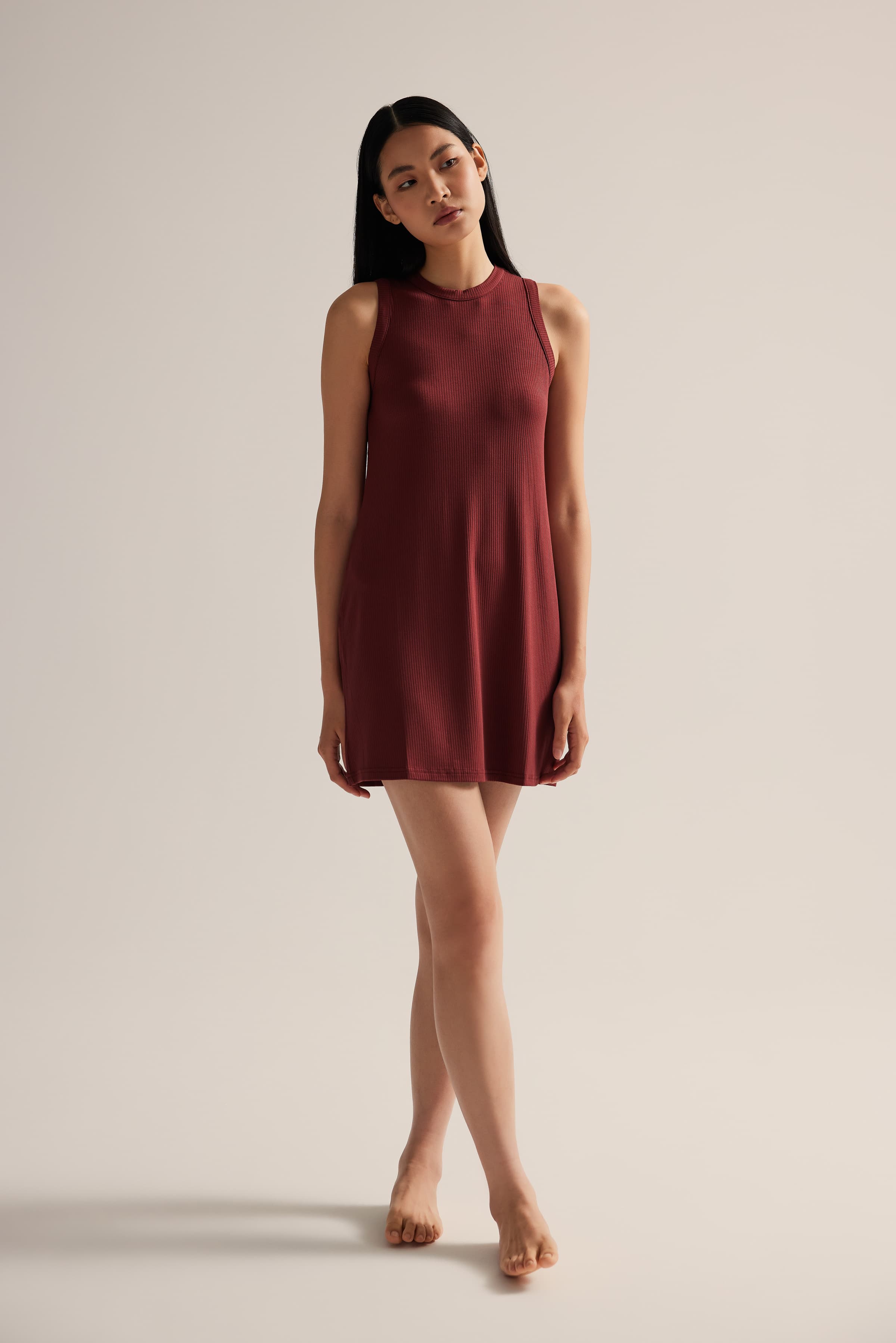 Women's Brown Modal Dress — view 1