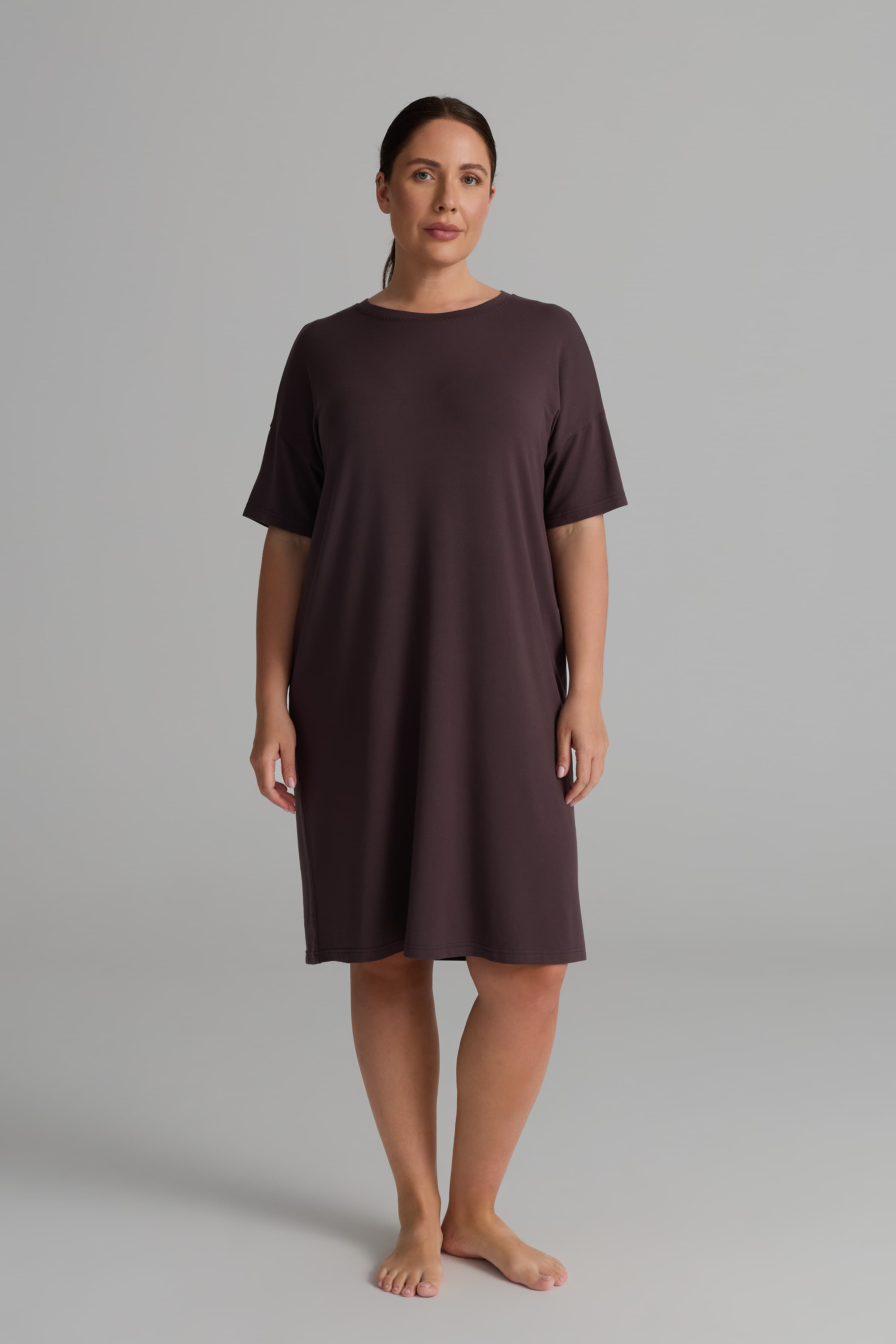 Women's Brown Modal Dress — view 1