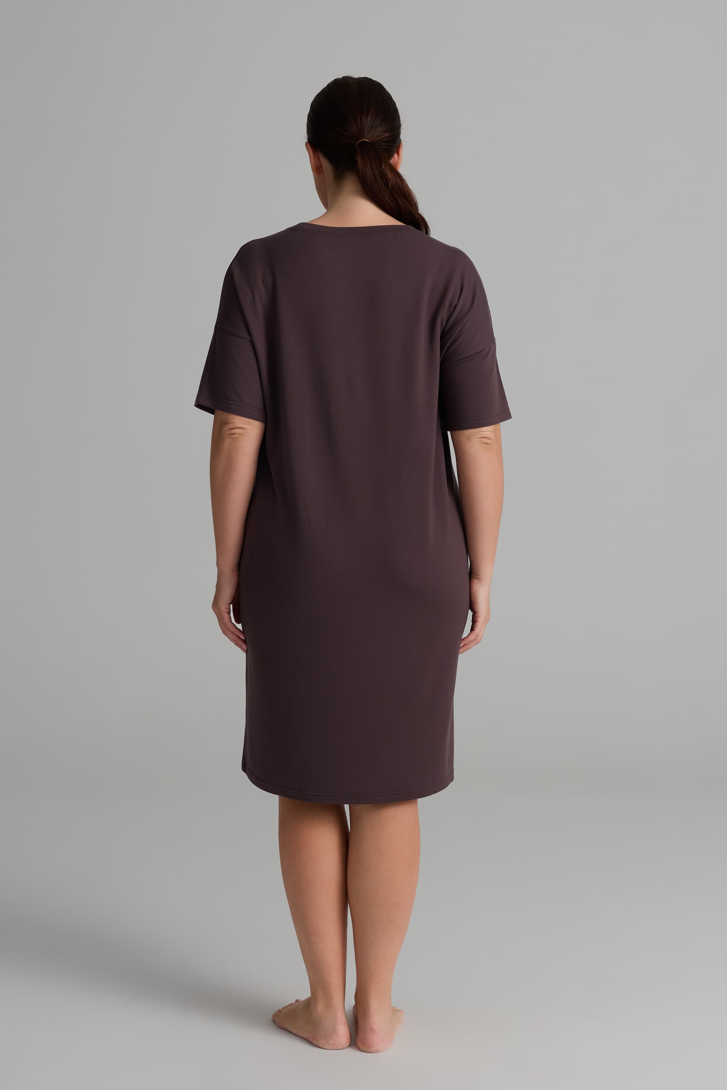 Women's Brown Modal Dress — view 3