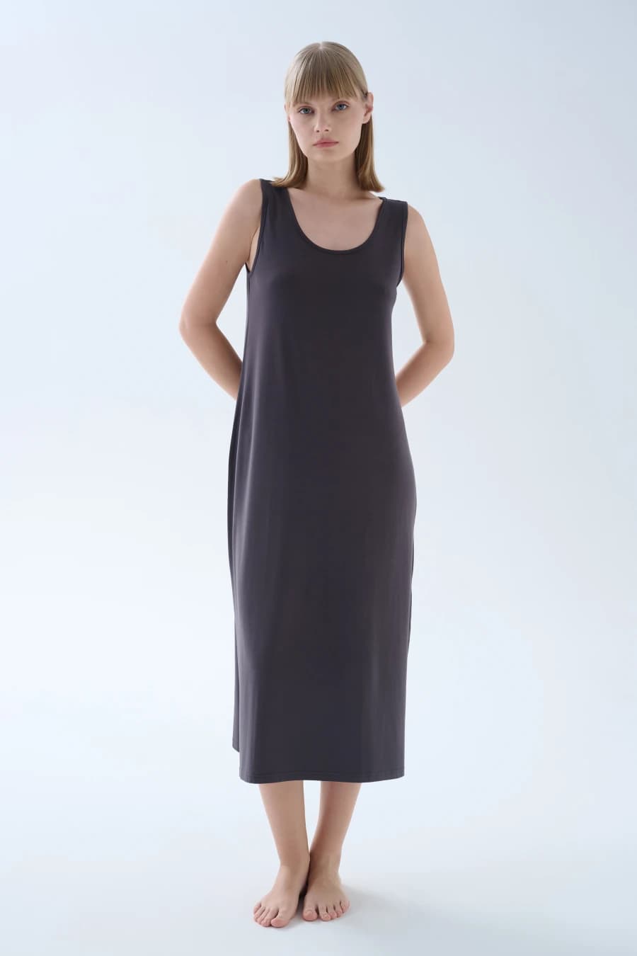 Women's Neutral Modal Dress — view 2