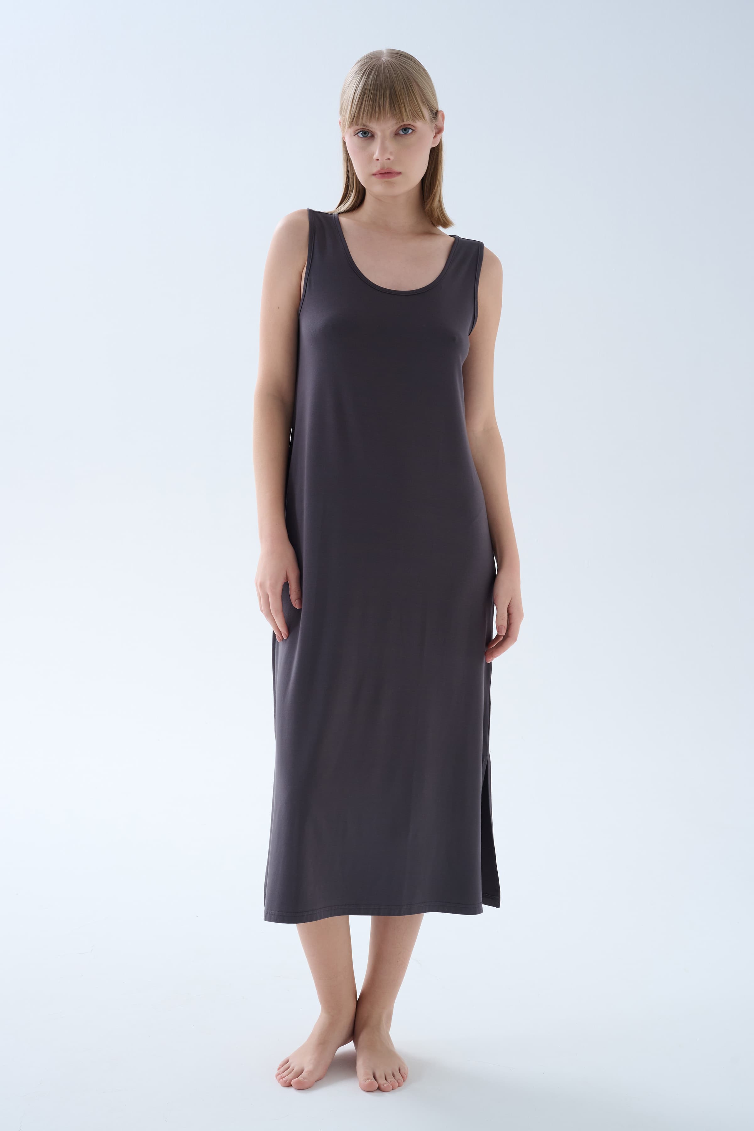 Women's Neutral Modal Dress — view 4