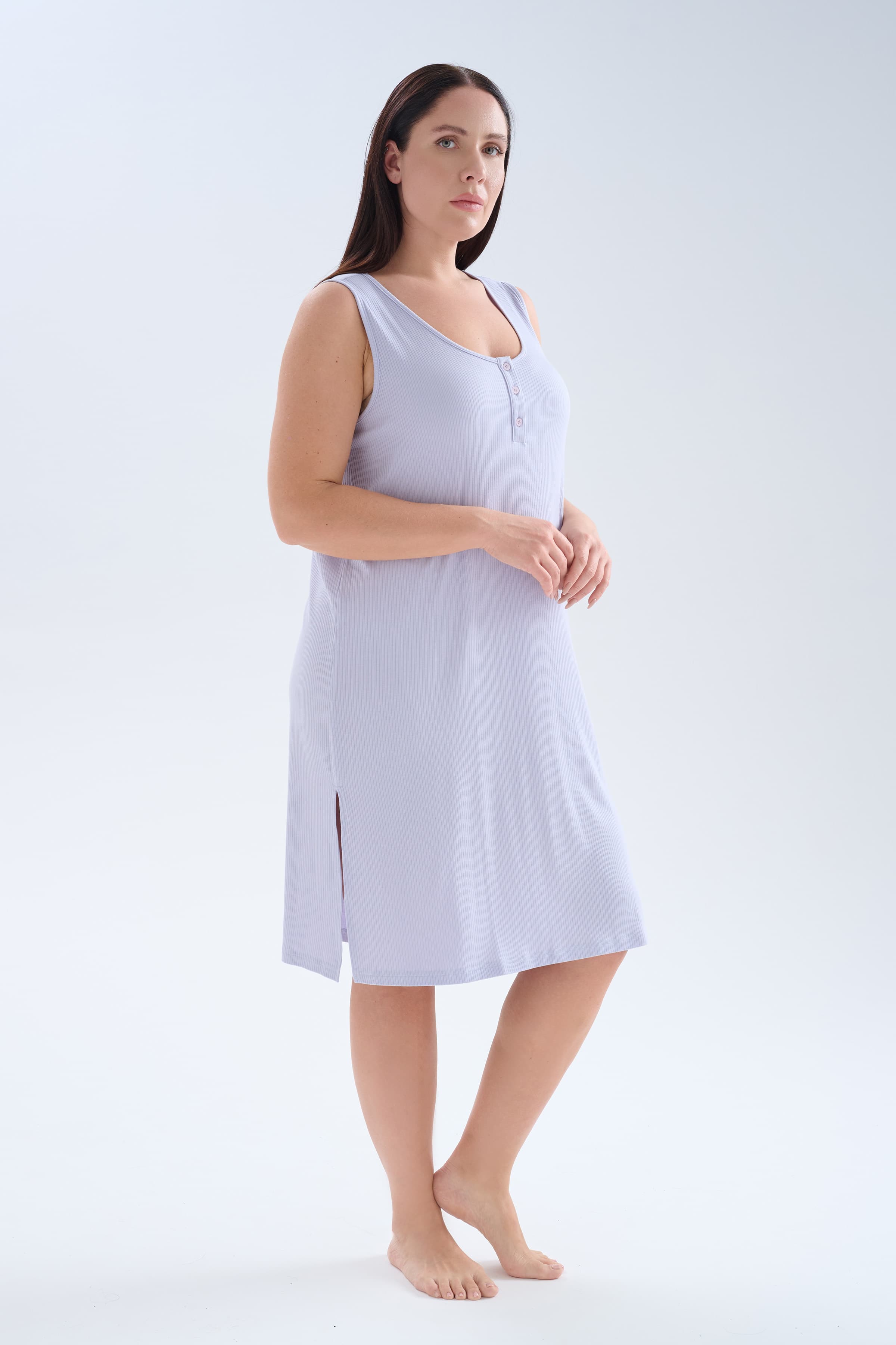 Women's Lilac Modal Nightgown — view 4