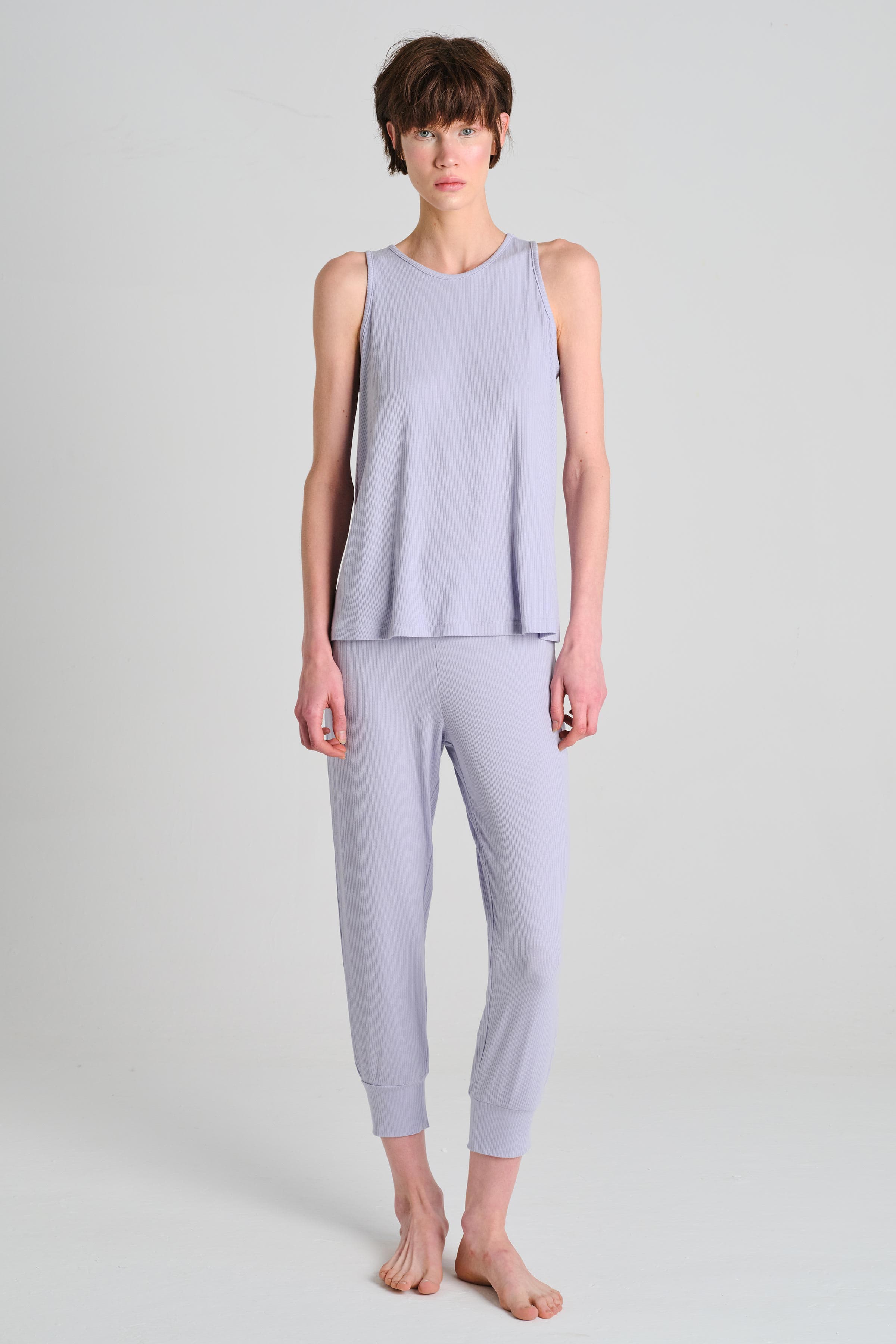 Women's Lilac Modal Pajama Set — view 3