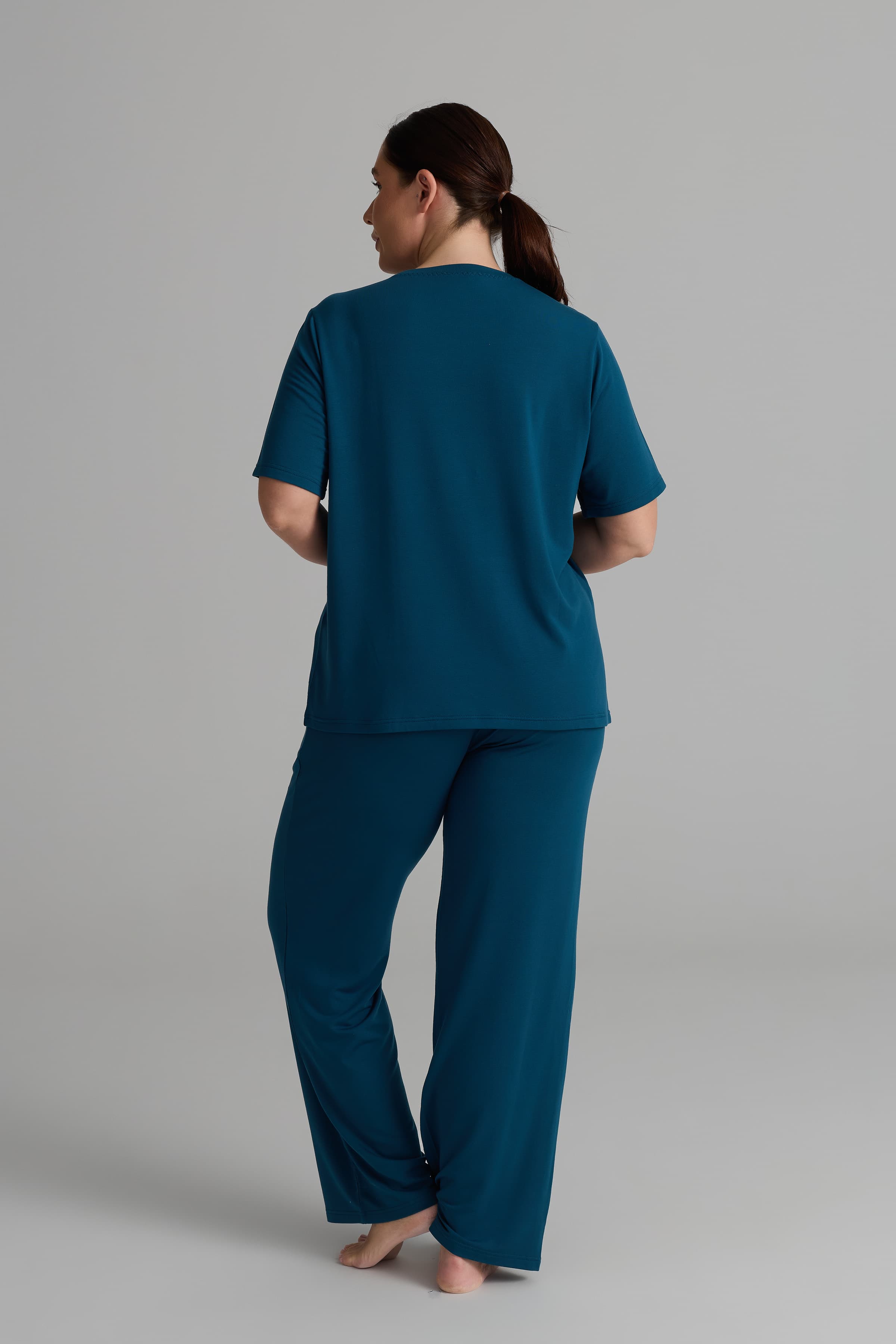 Women's Blue Modal Tee — view 4