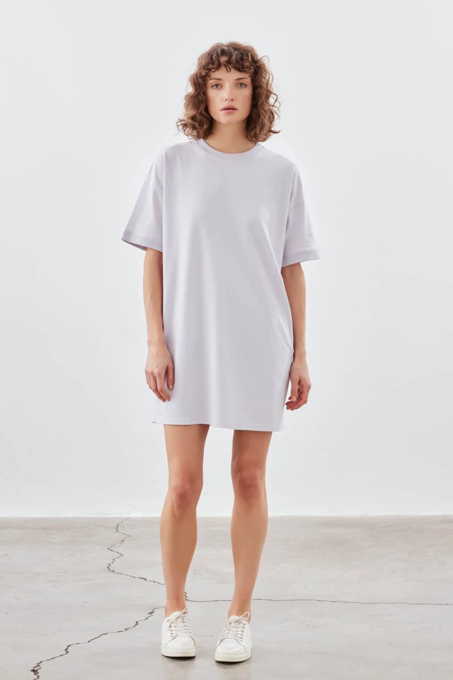 Women's Lilac Cotton Dress — view 1
