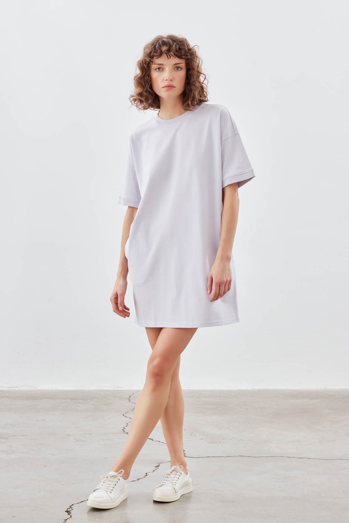 Women's Lilac Cotton Dress — view 3