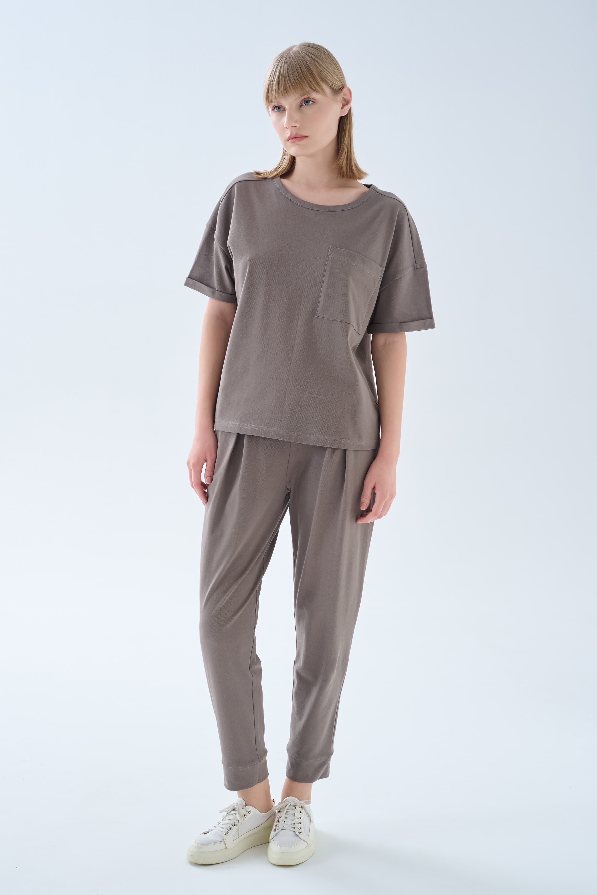 Women's Mink Cotton Lounge Set — view 1