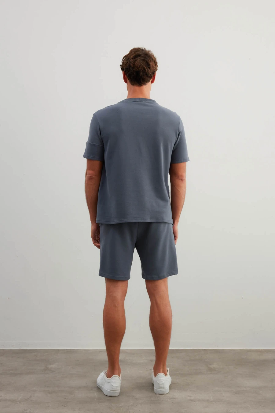 Men's Neutral Cotton Shorts — view 1