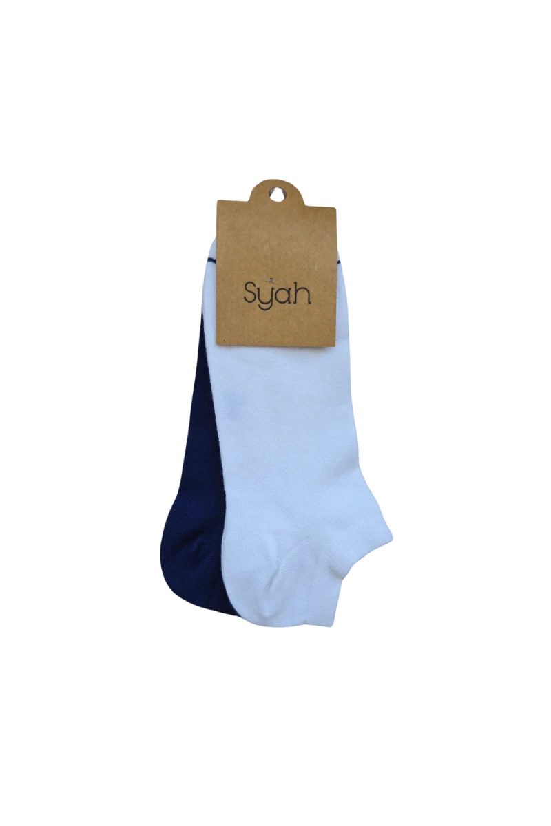 Men's Blue Bamboo Socks — view 1