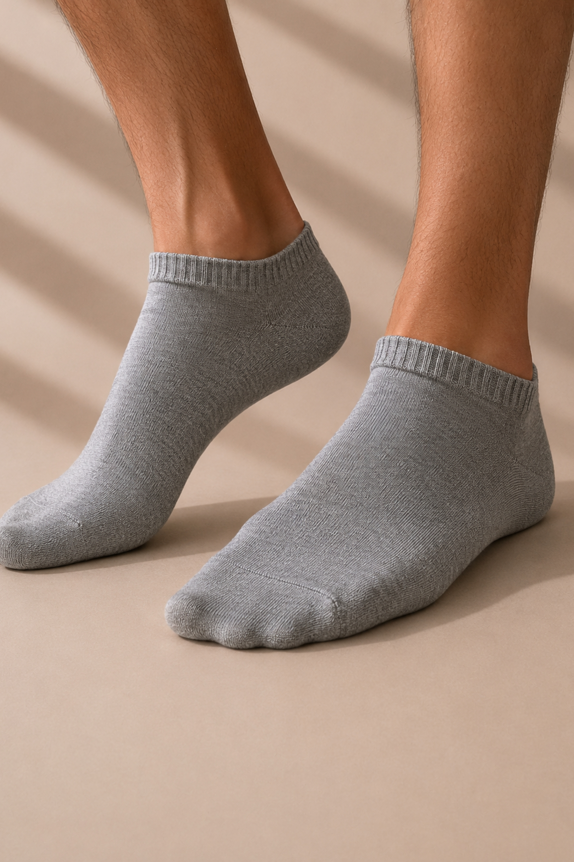 Men's Grey Bamboo Socks — view 1