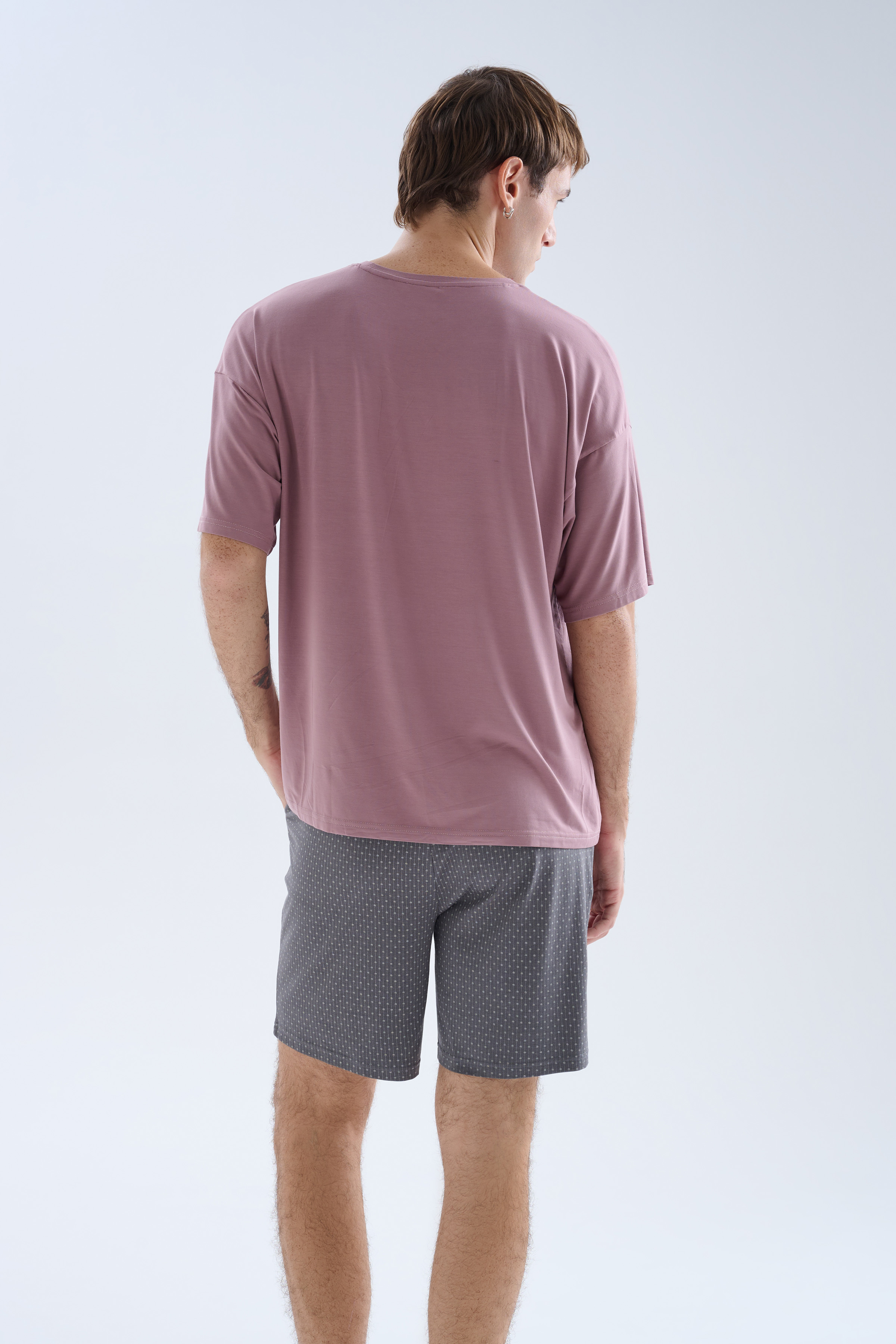 Men's Neutral Modal Pajama Top — view 4
