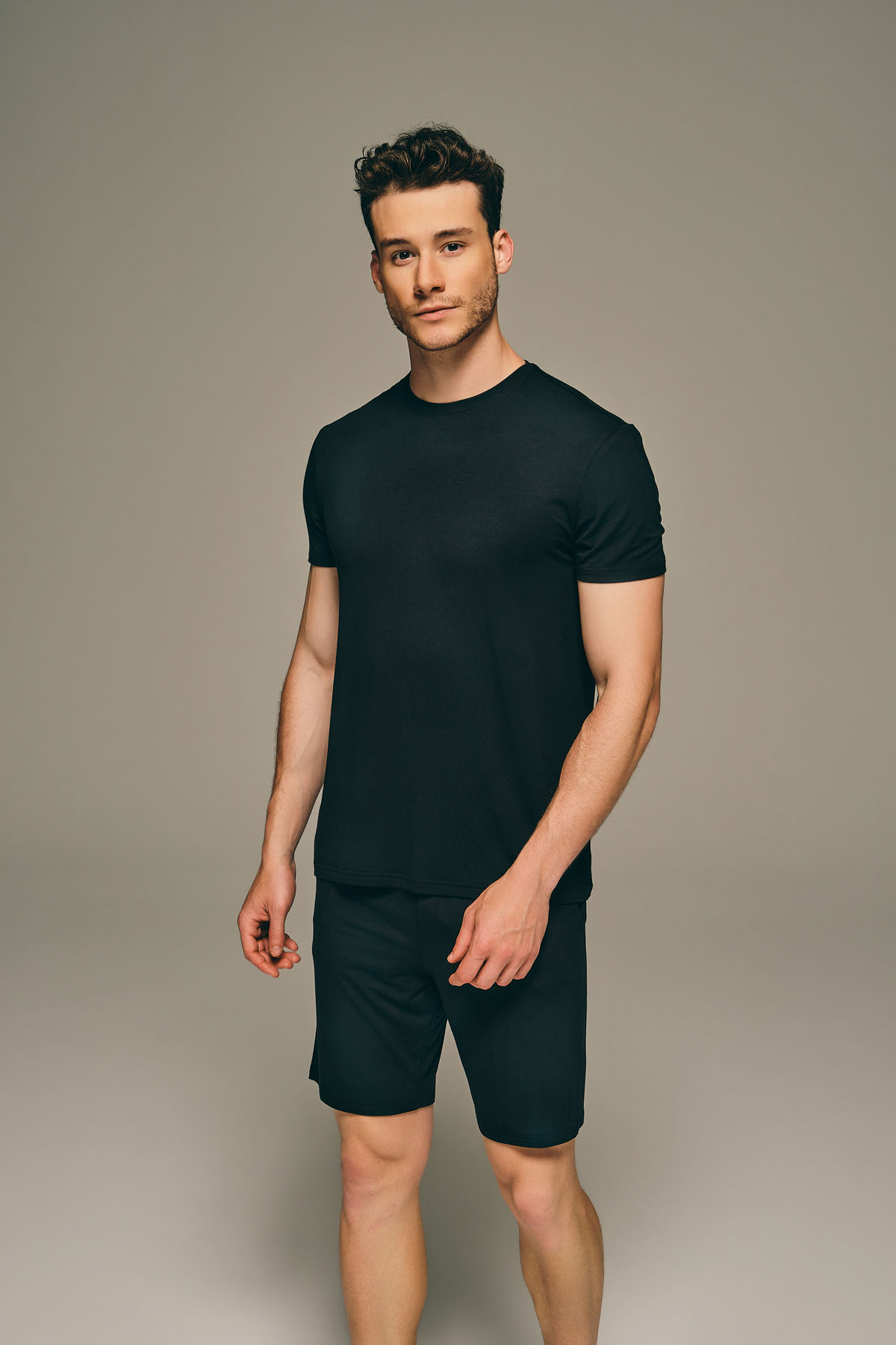 Men's Black Modal Tee — view 2