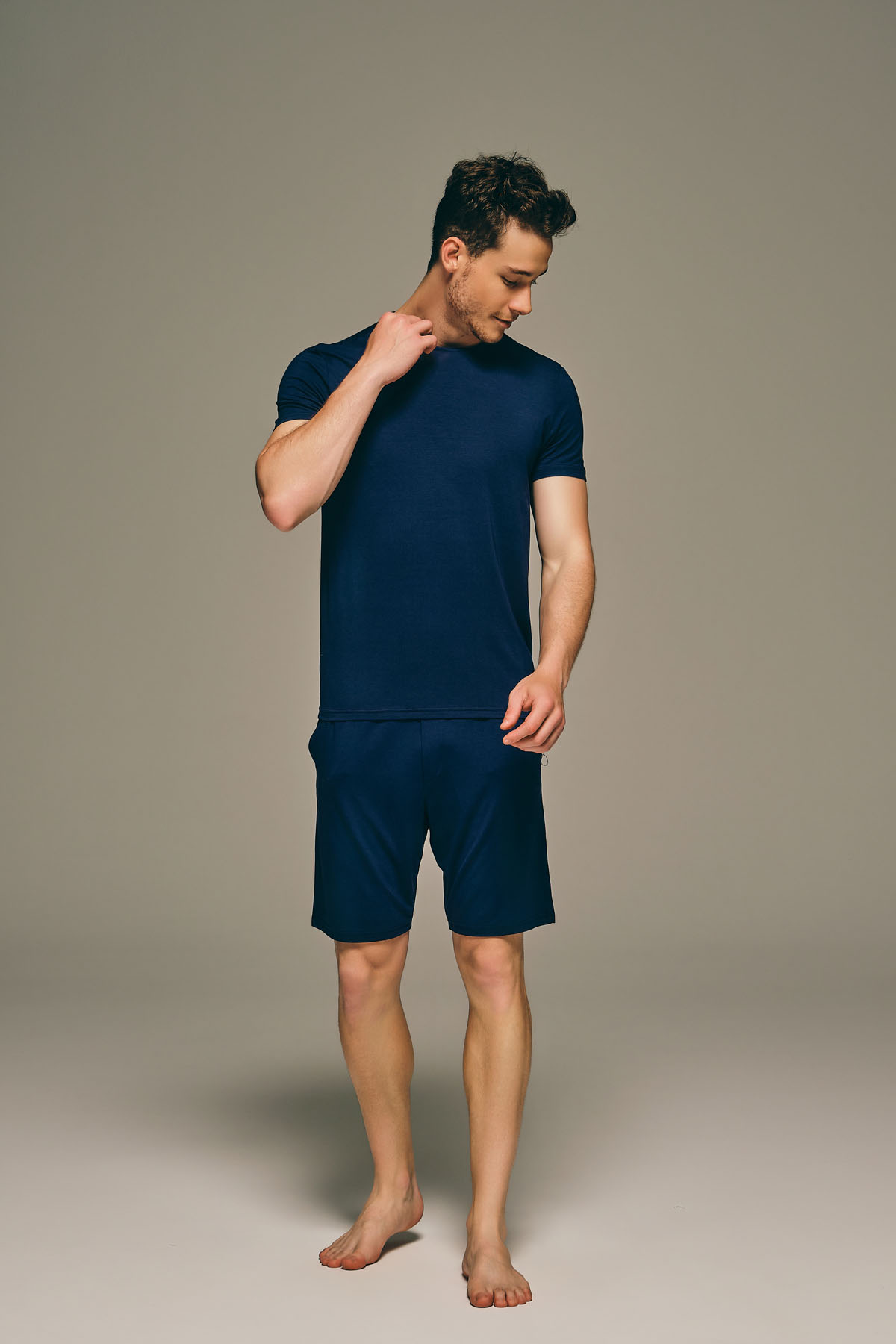 Men's Navy Modal Tee — view 1