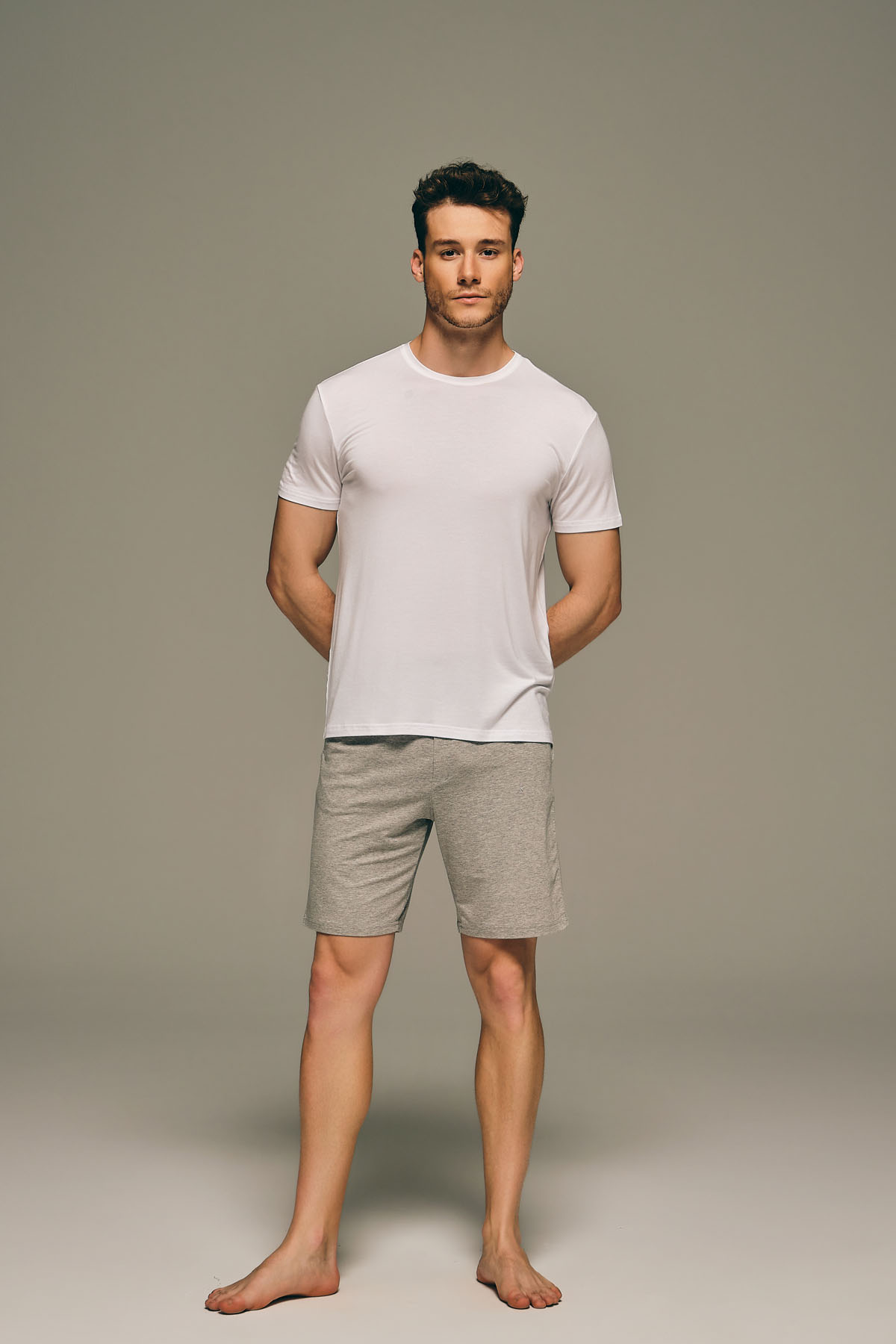 Men's White Modal Tee — view 1