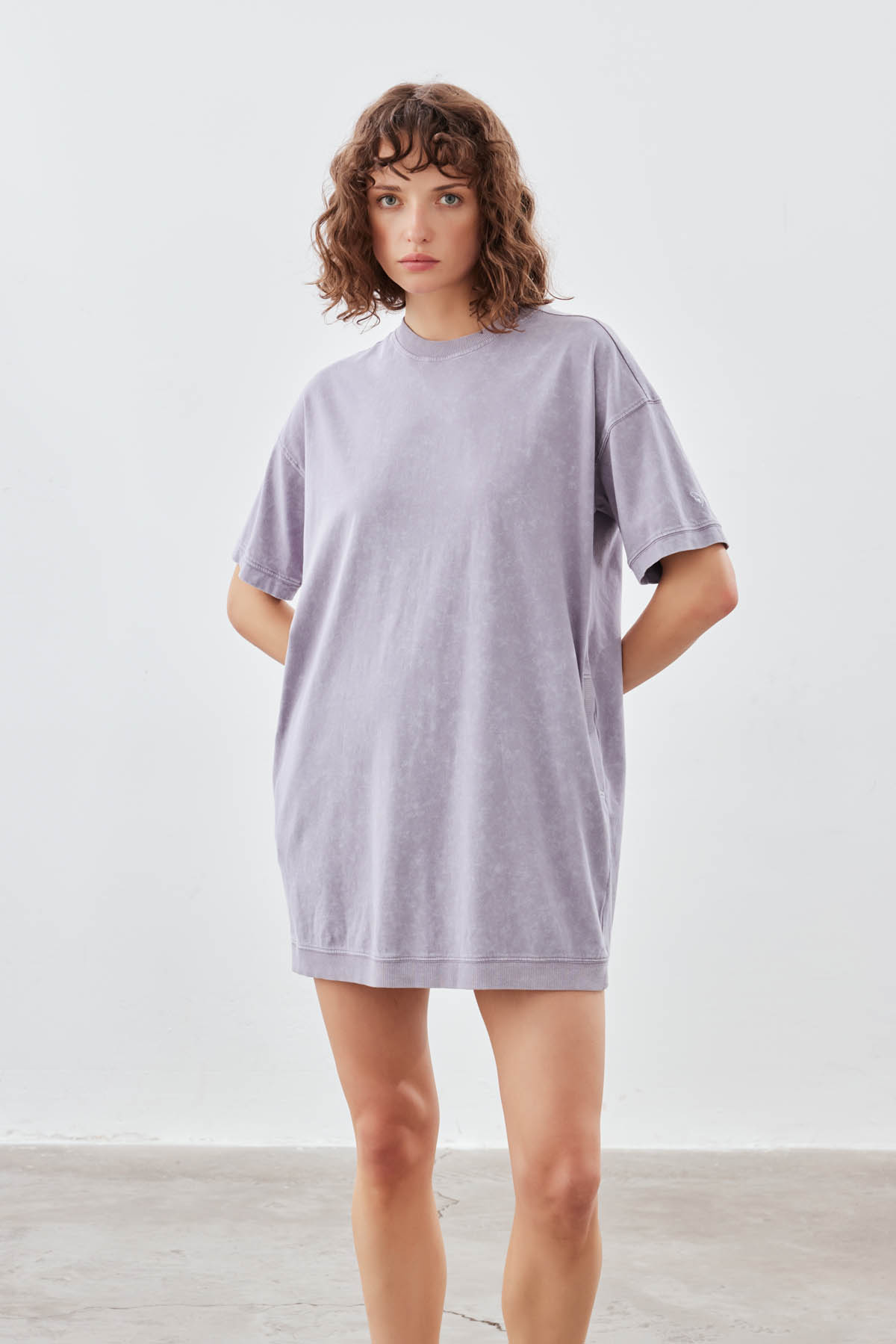 Women's Lilac Cotton Dress — view 4