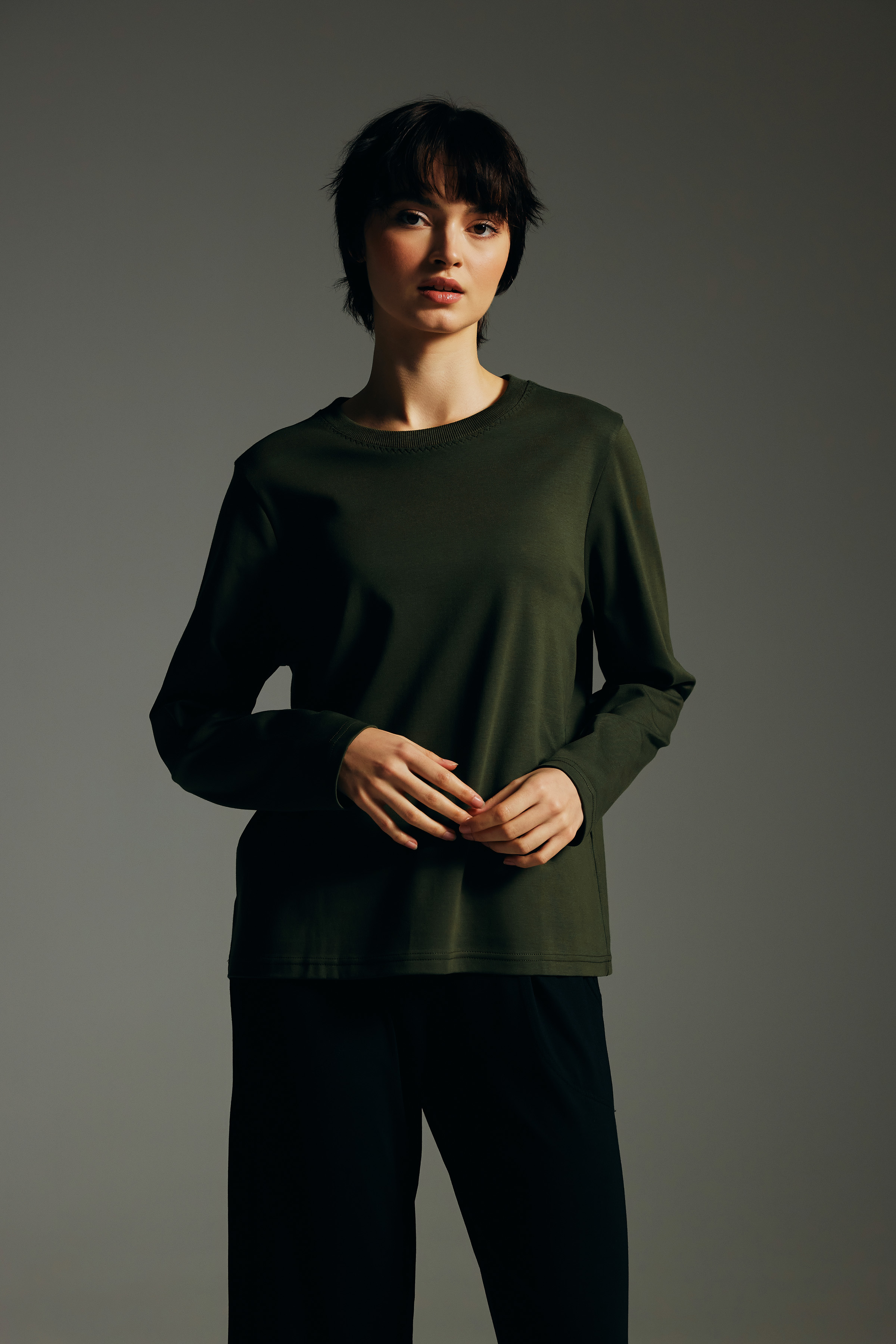 Women's Neutral Cotton Tee — view 2