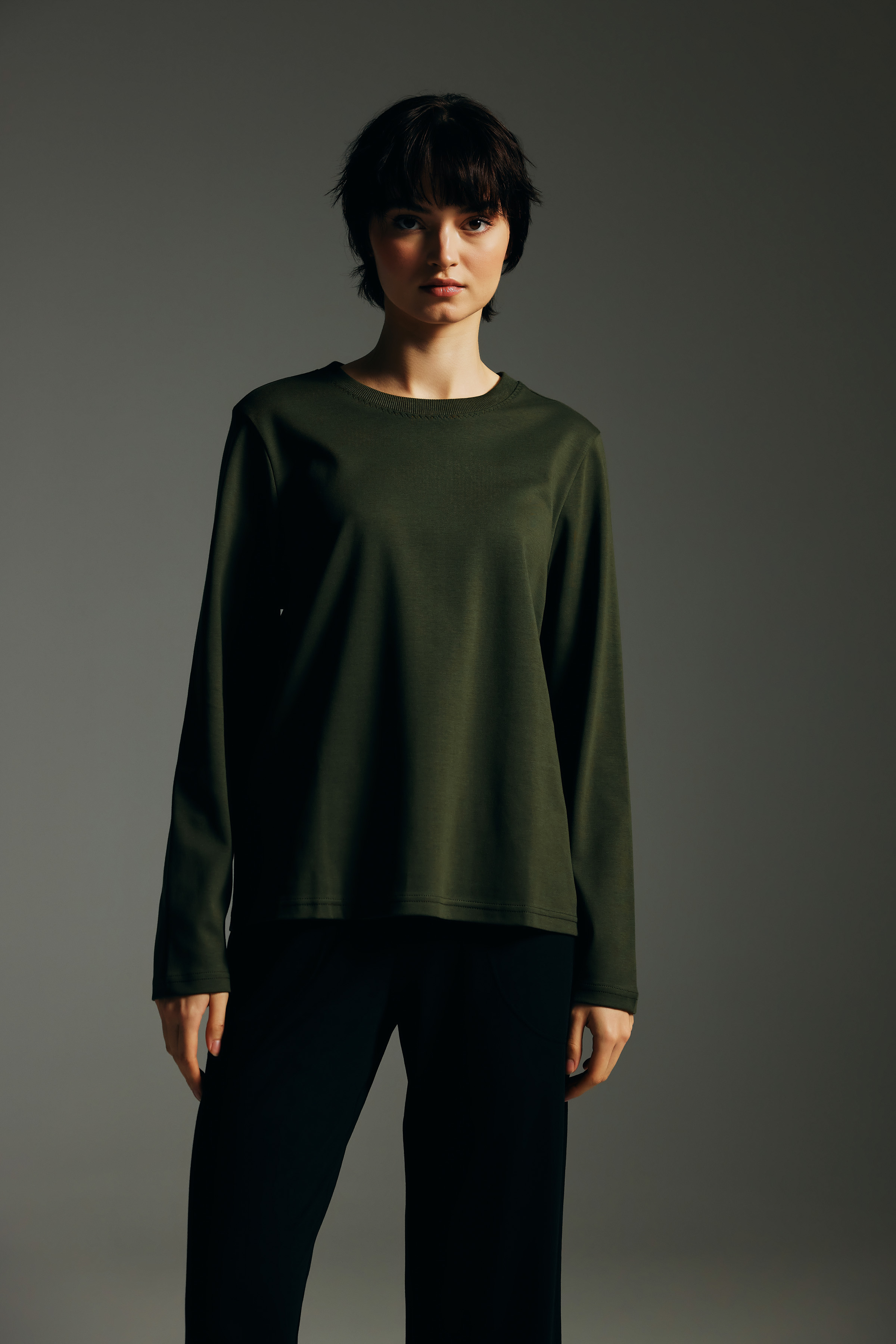 Women's Neutral Cotton Tee — view 3