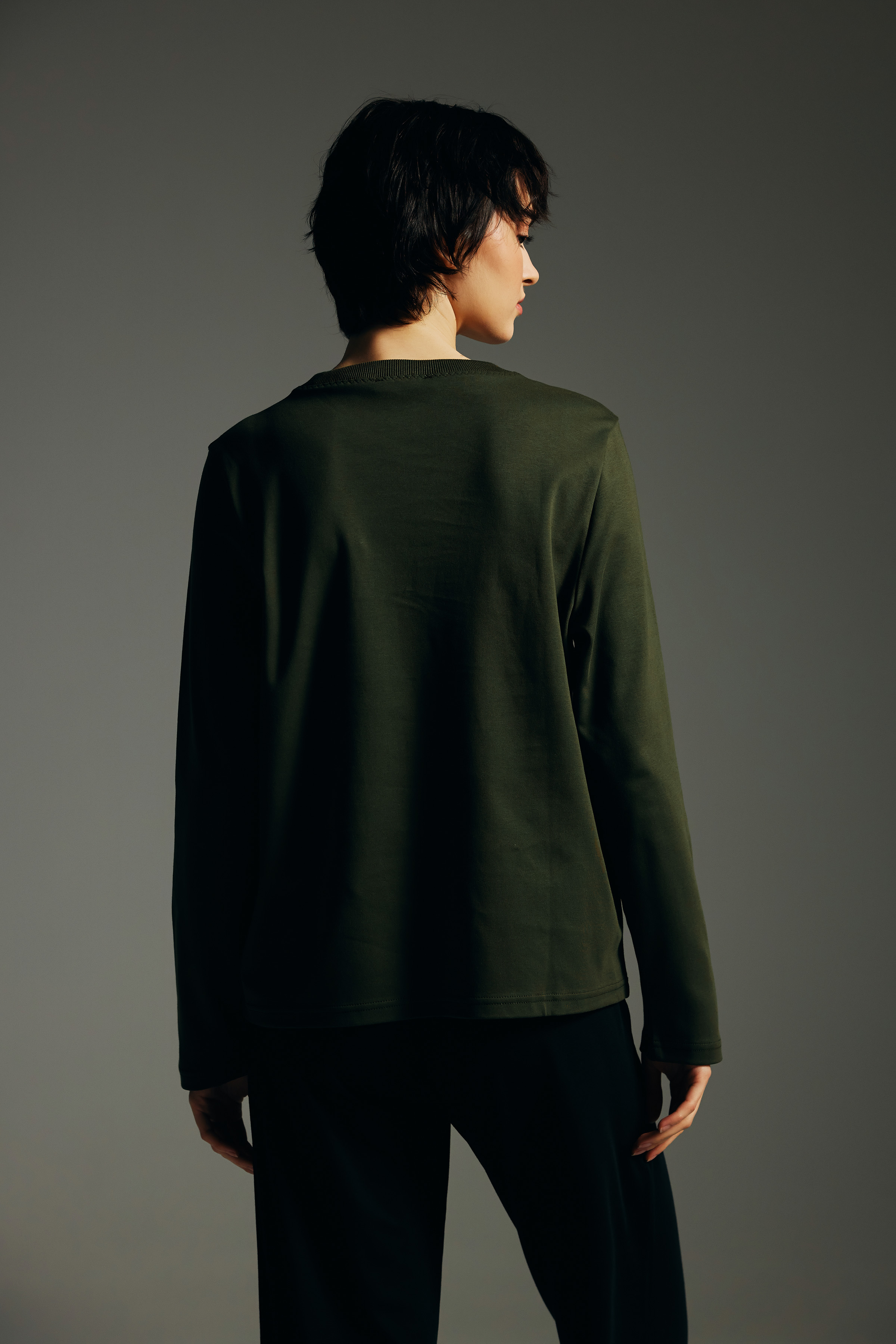 Women's Neutral Cotton Tee — view 4
