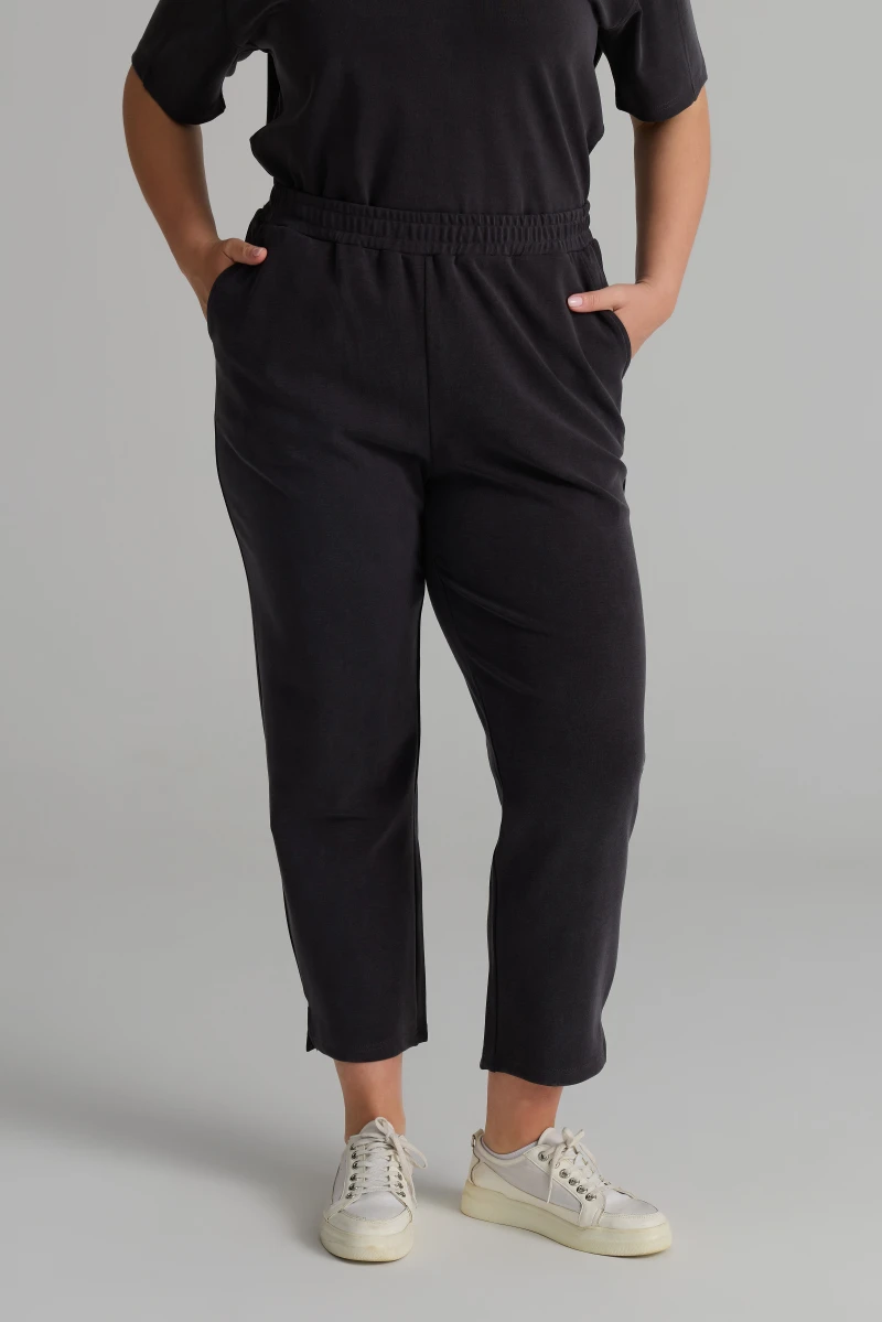 Women's Brown Modal Trousers — view 2