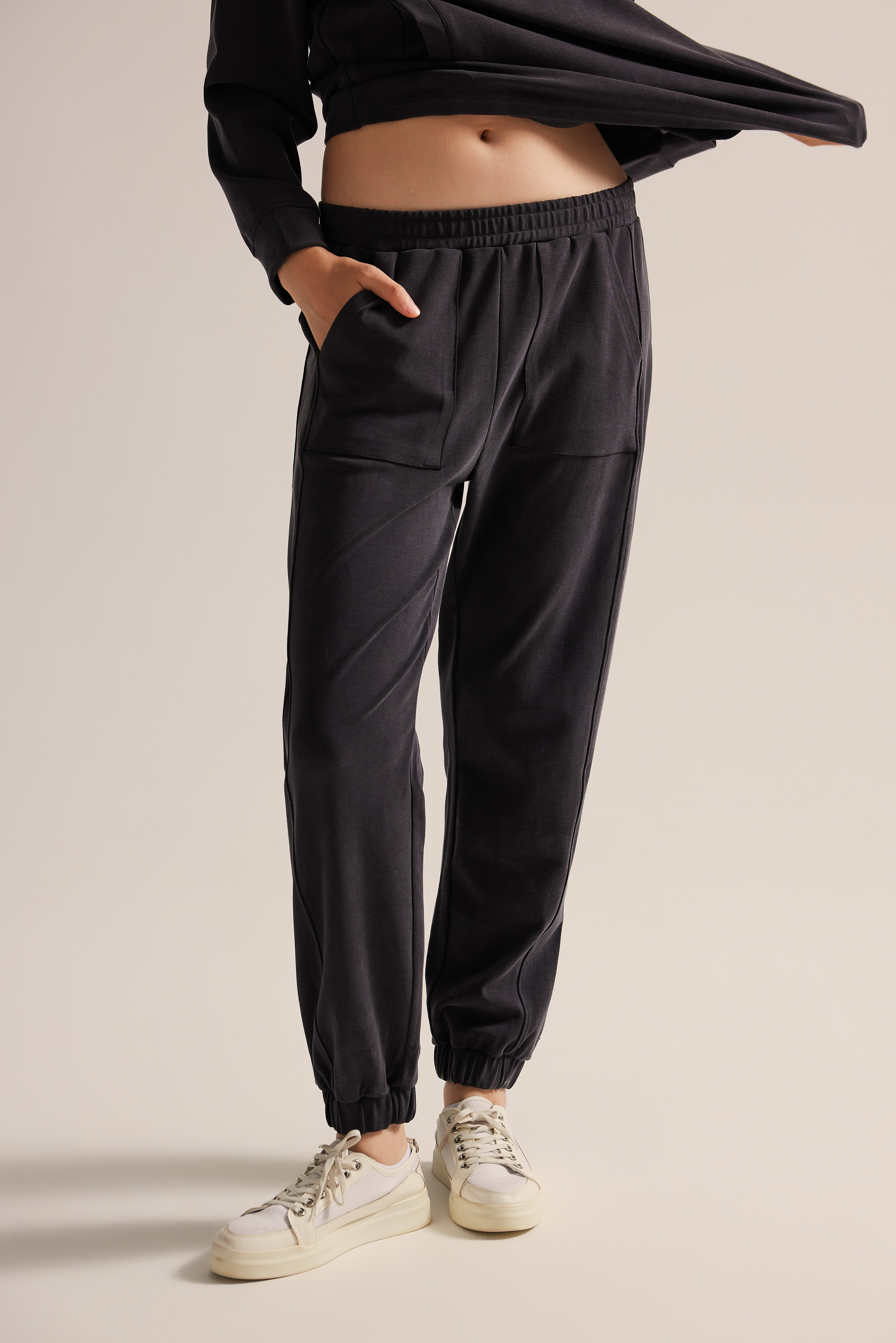 Women's Brown Modal Trousers — view 1