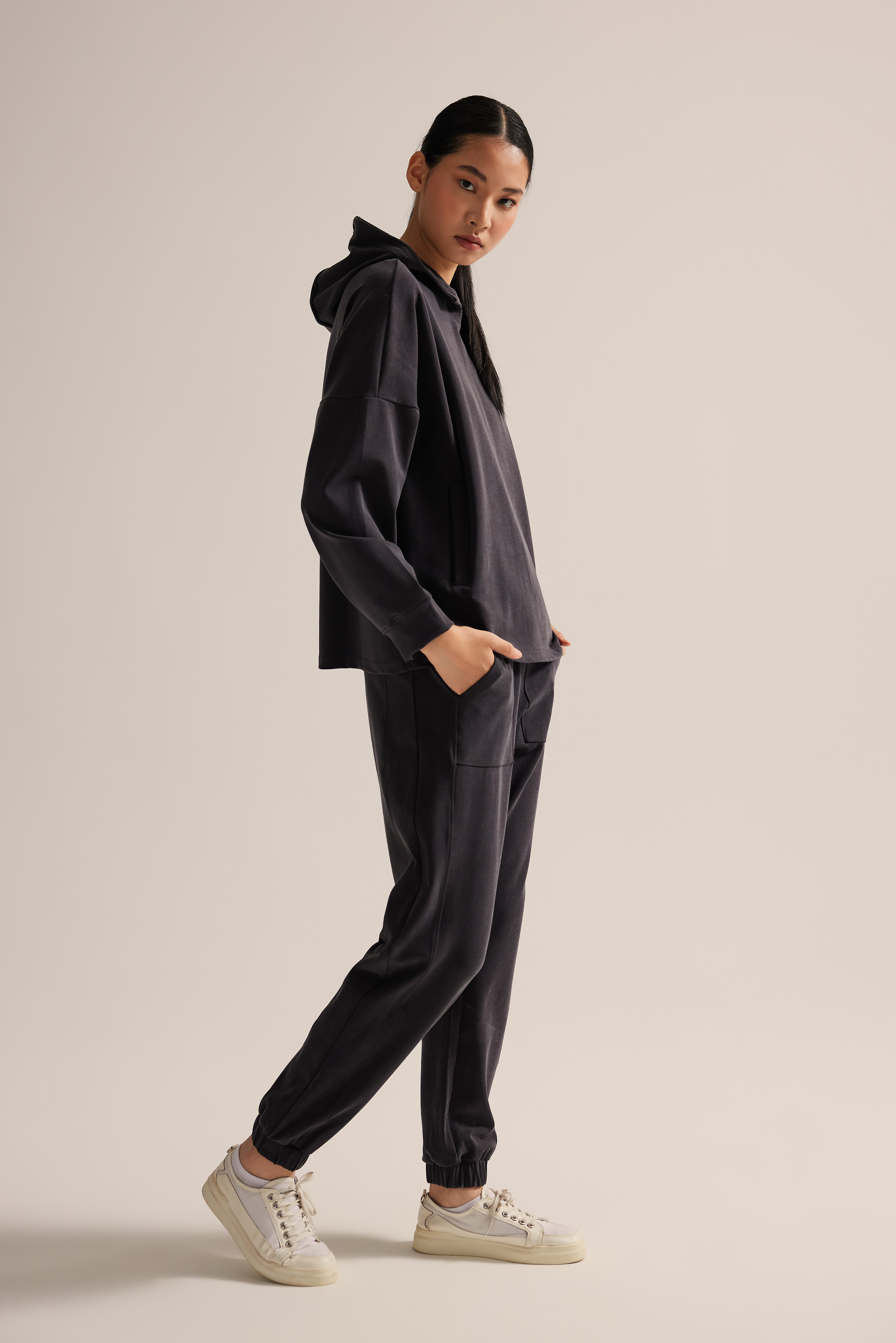 Women's Brown Modal Trousers — view 3