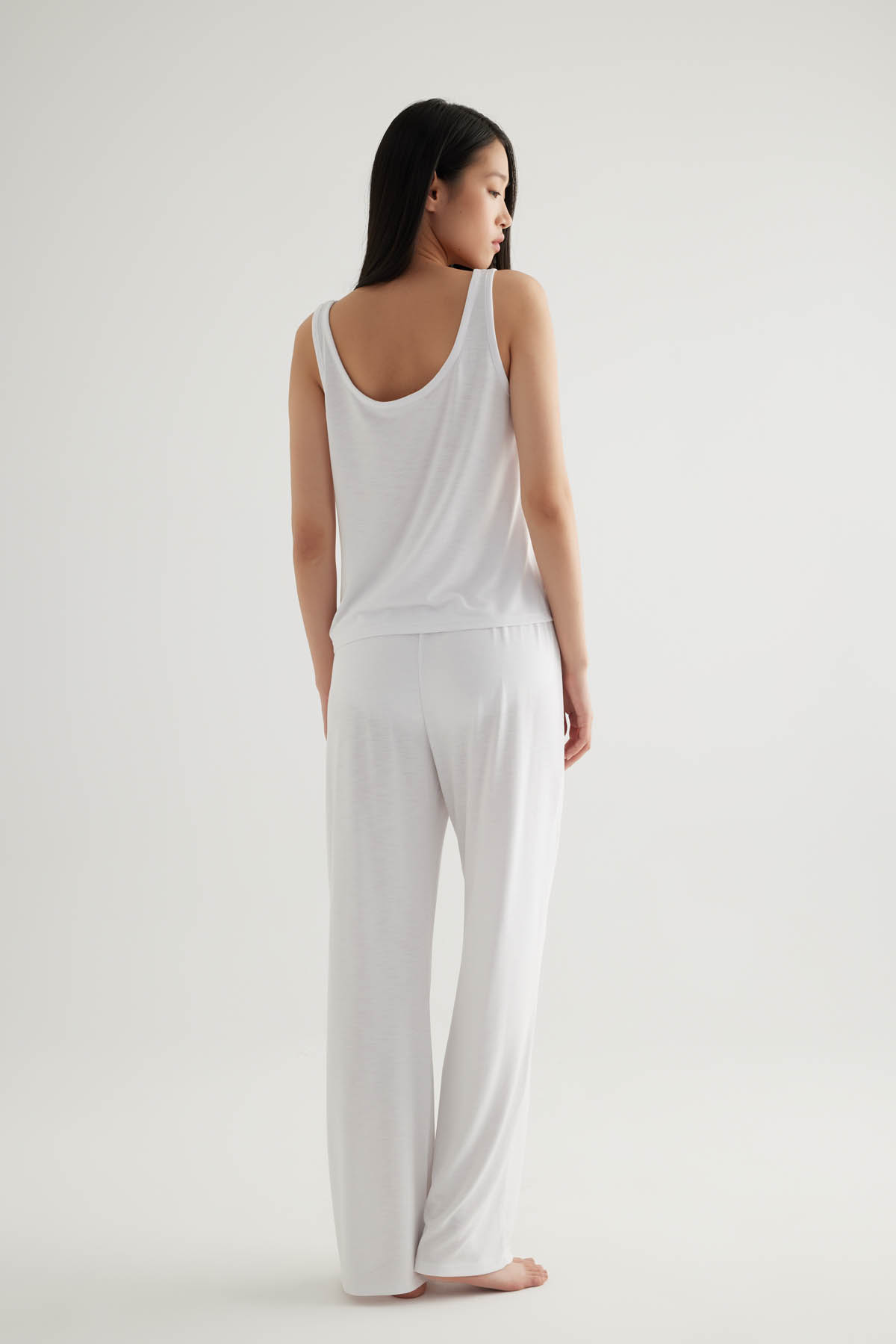 Women's White Modal Camisole — view 4