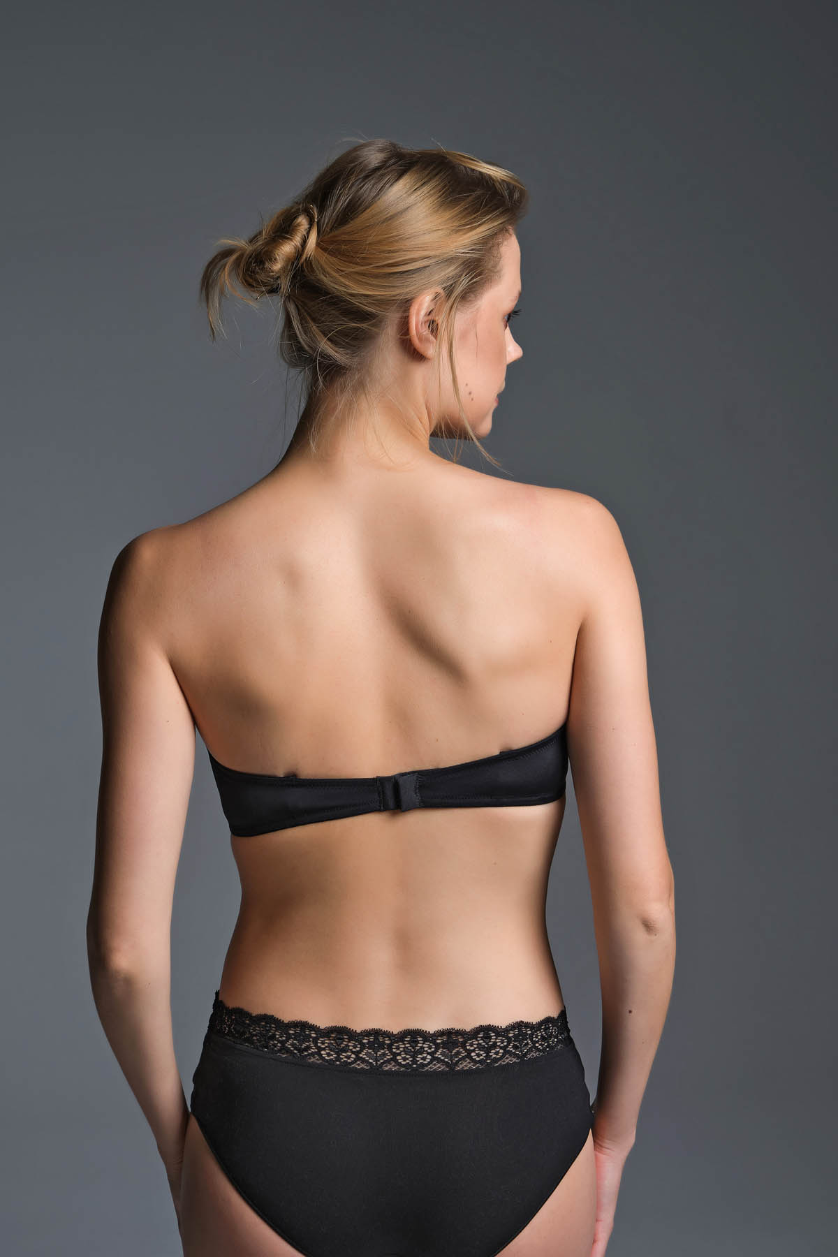 Women's Black Modal Bra — view 1