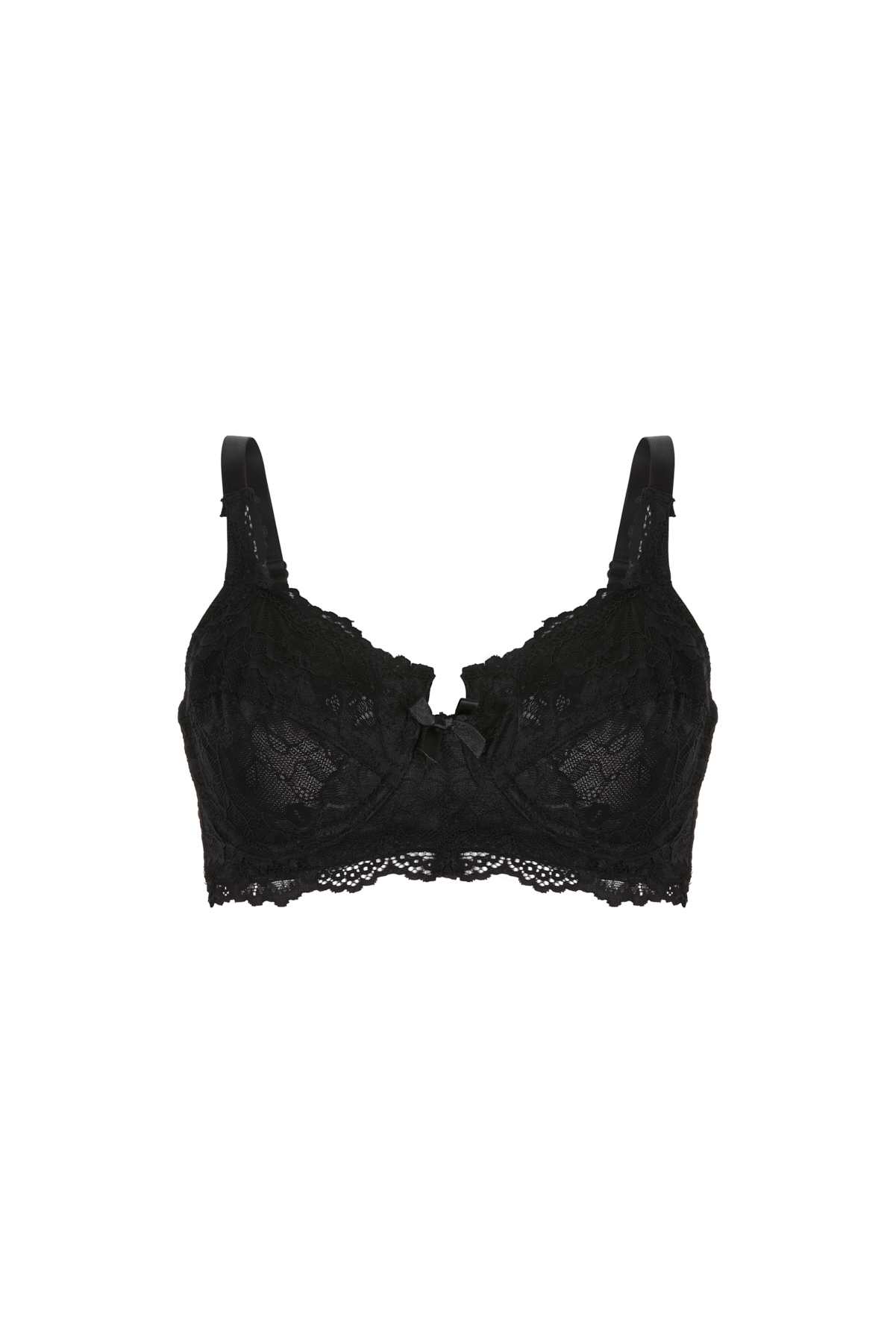 Women's Black Lace Bra — view 1